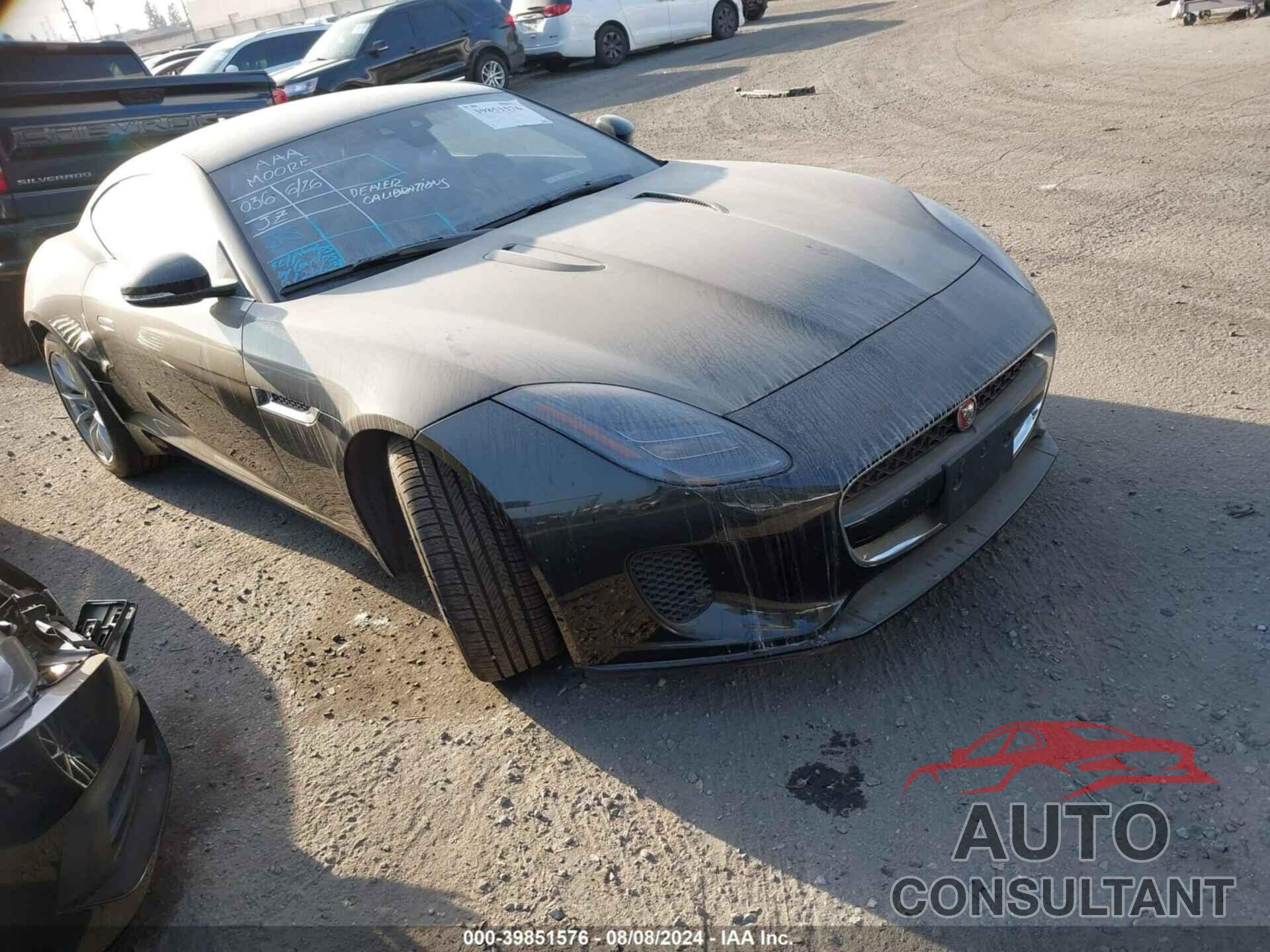 JAGUAR F-TYPE 2020 - SAJDD1GX2LCK67269
