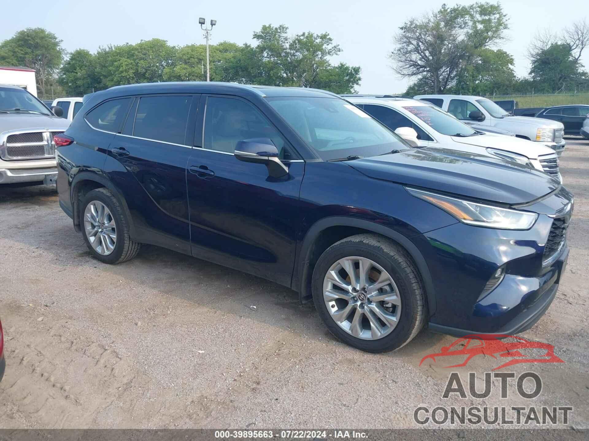 TOYOTA HIGHLANDER 2020 - 5TDDZRBHXLS020160