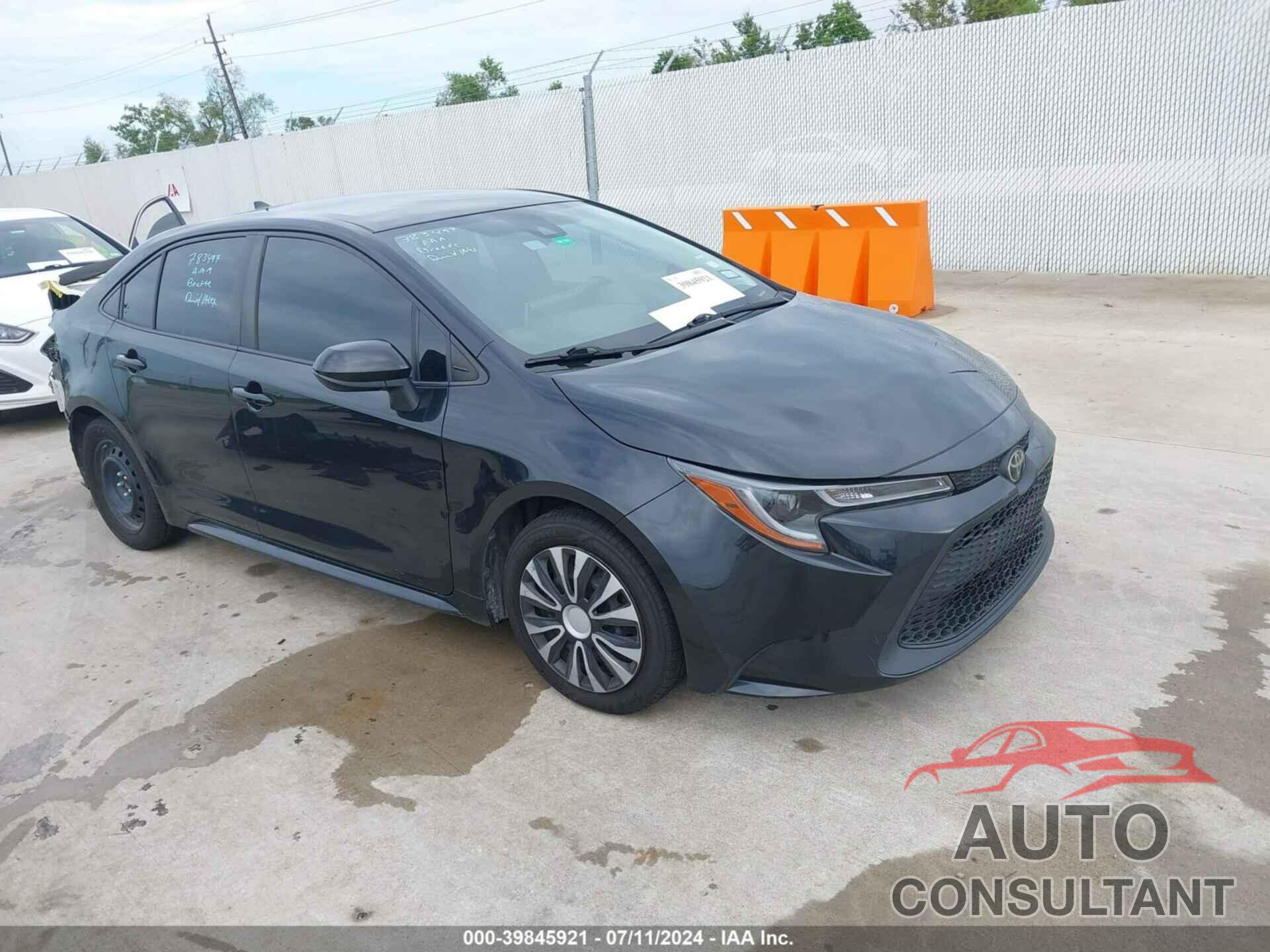 TOYOTA COROLLA 2020 - JTDEPRAE1LJ114135