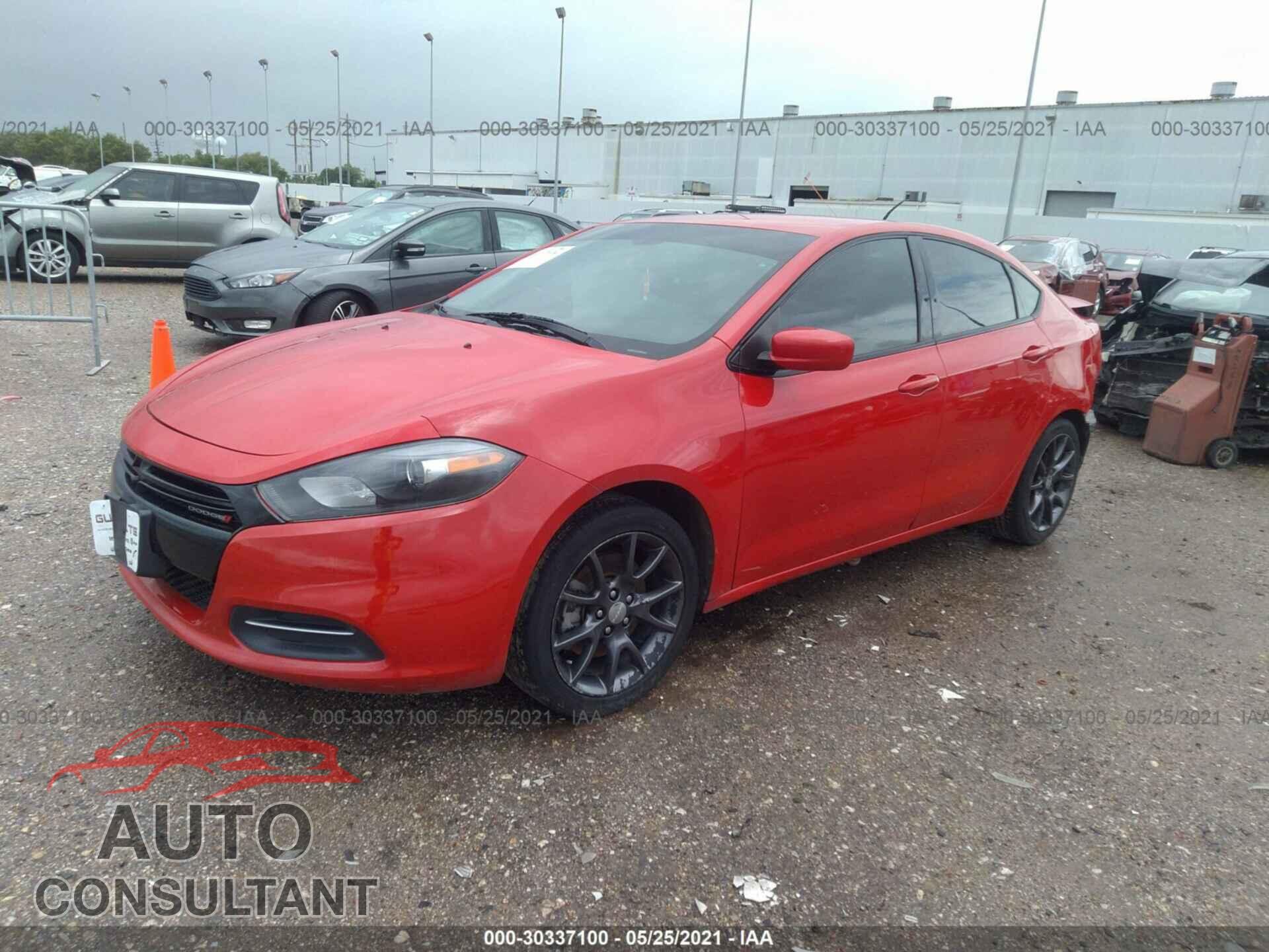 DODGE DART 2016 - 1C3CDFAA3GD624684