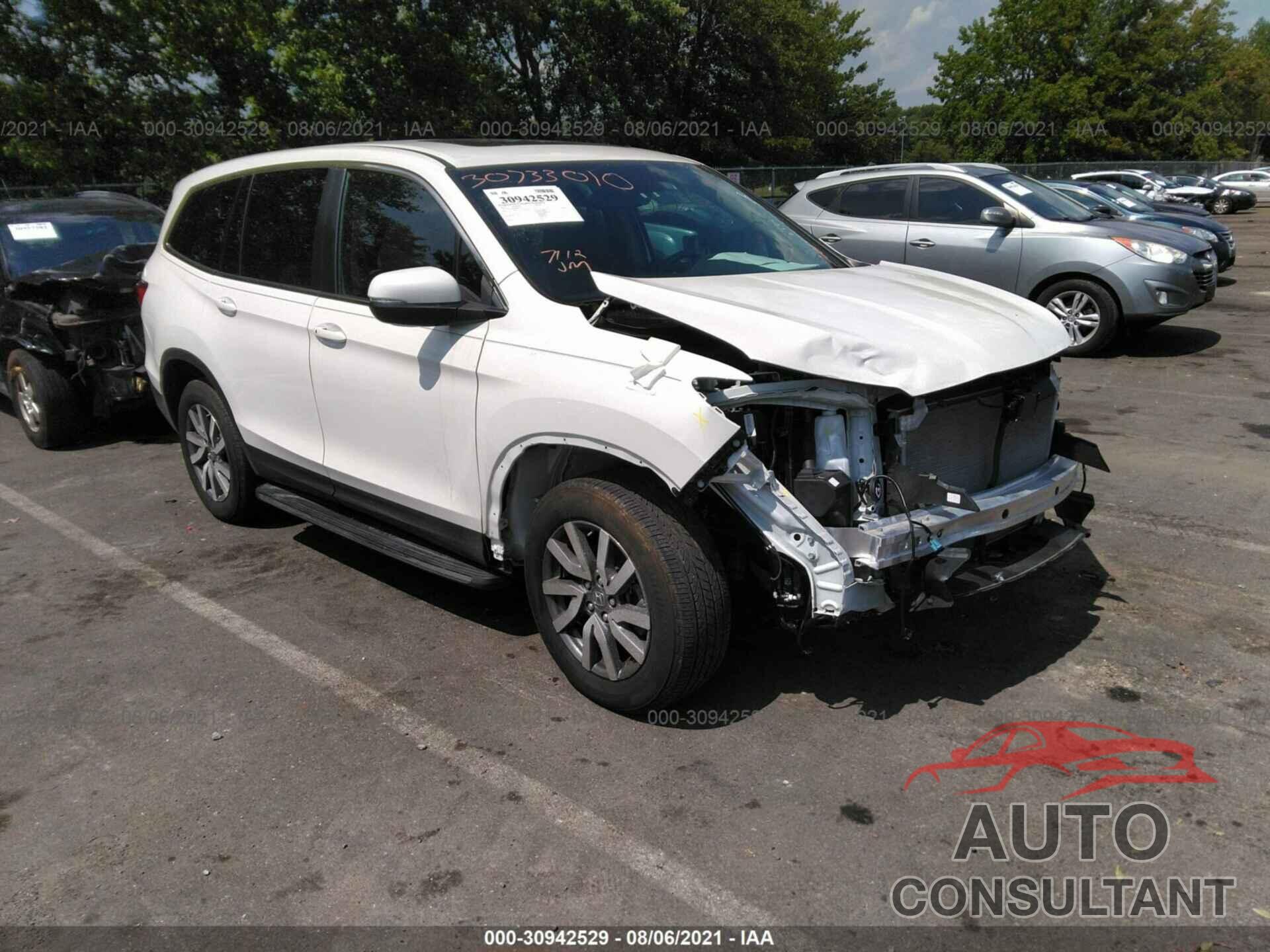HONDA PILOT 2019 - 5FNYF6H54KB075776