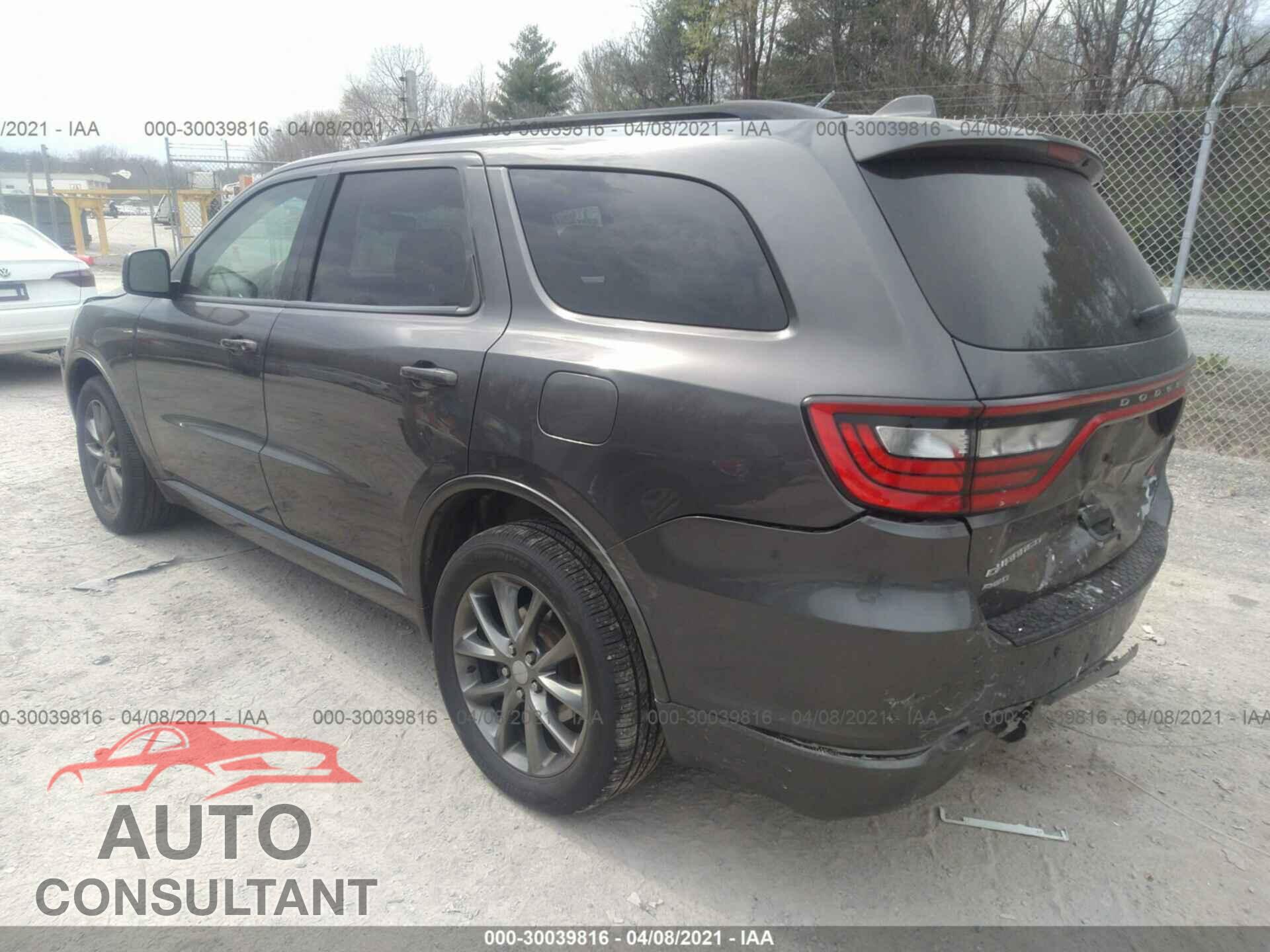 DODGE DURANGO 2017 - 1C4RDJDG4HC752450