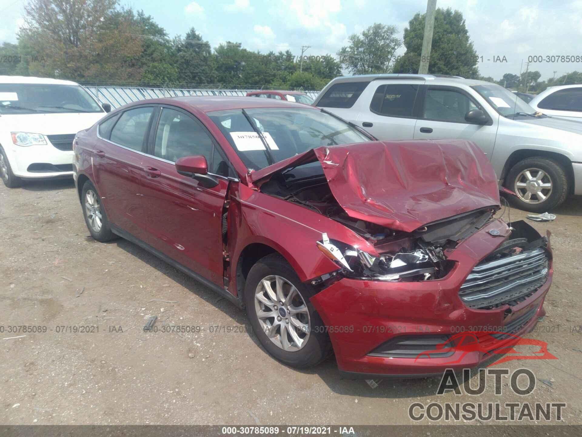 FORD FUSION 2016 - 3FA6P0G76GR298322
