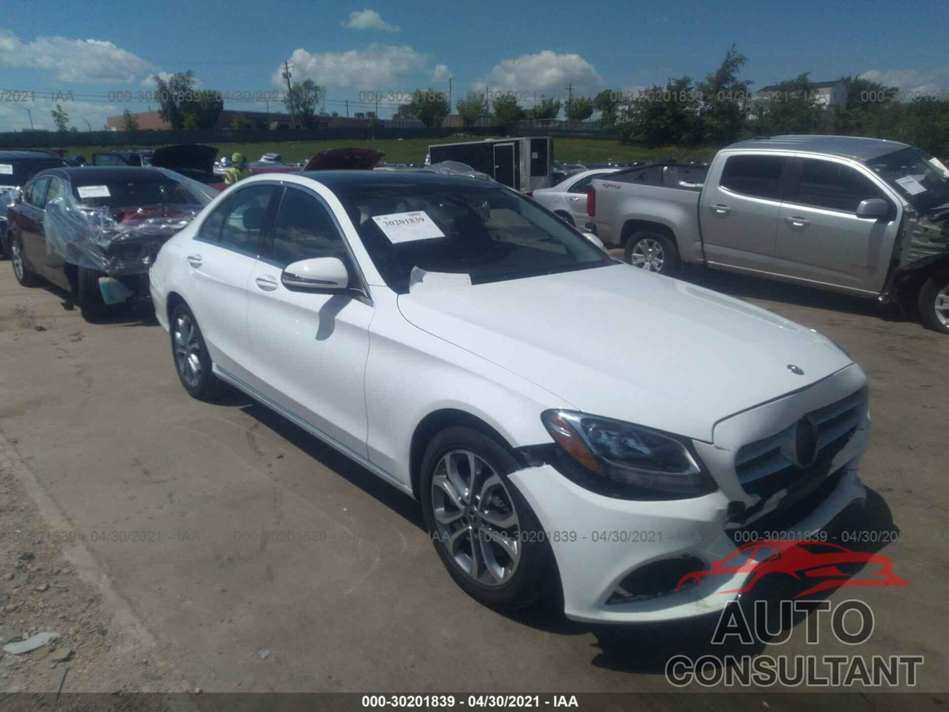MERCEDES-BENZ C-CLASS 2017 - 55SWF4KB6HU215716
