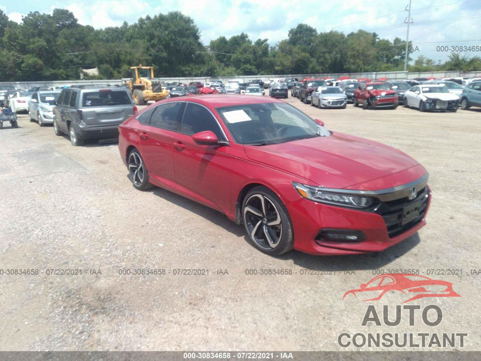 HONDA ACCORD SEDAN 2019 - 1HGCV1F33KA165349