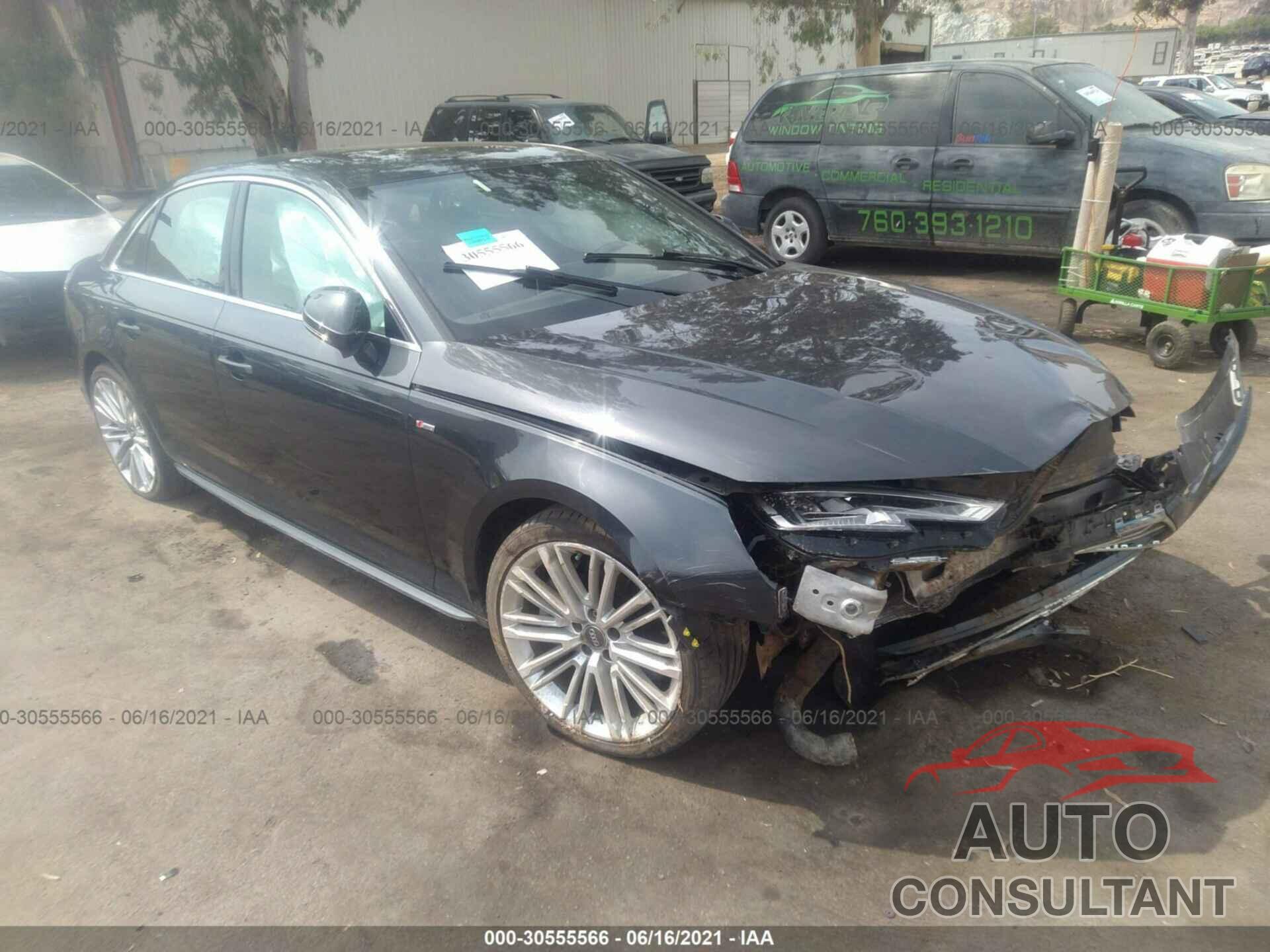 AUDI A4 2017 - WAULNAF43HN011584