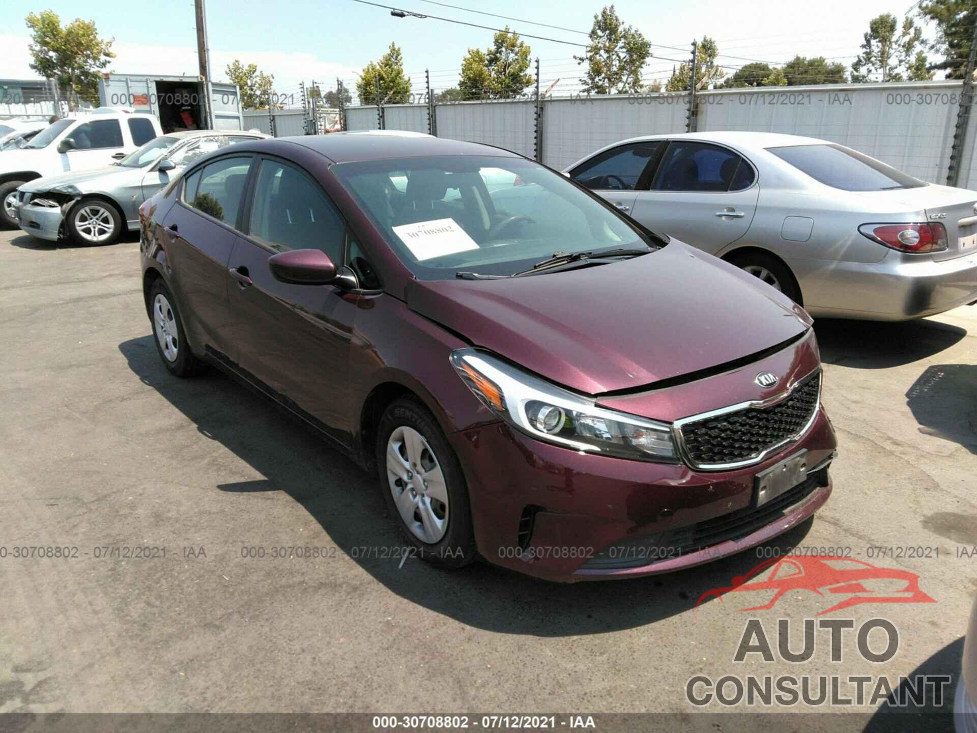 KIA FORTE 2018 - 3KPFK4A75JE265805