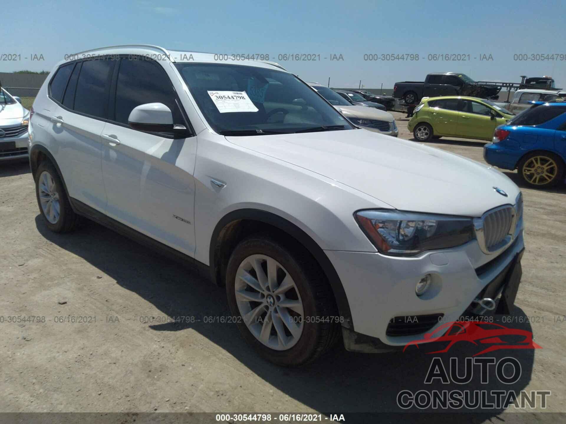 BMW X3 2016 - 5UXWX9C52G0D67138