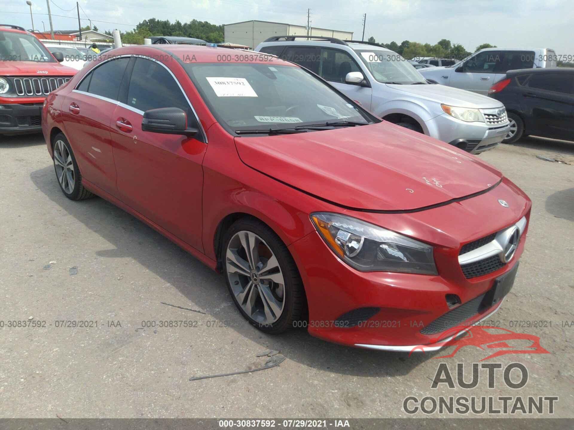 MERCEDES-BENZ CLA 2018 - WDDSJ4EBXJN684203
