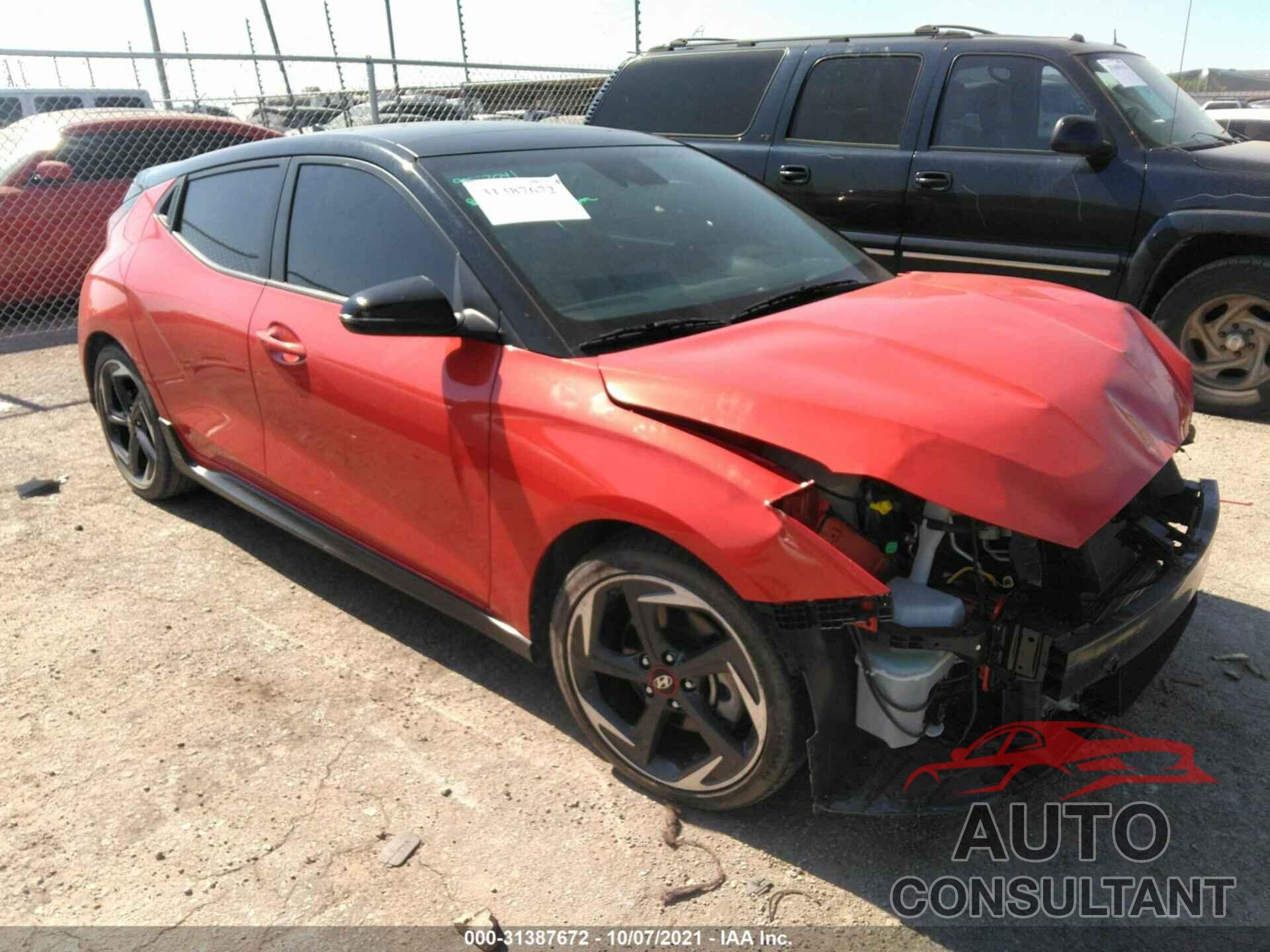 HYUNDAI VELOSTER 2019 - KMHTH6AB9KU005584