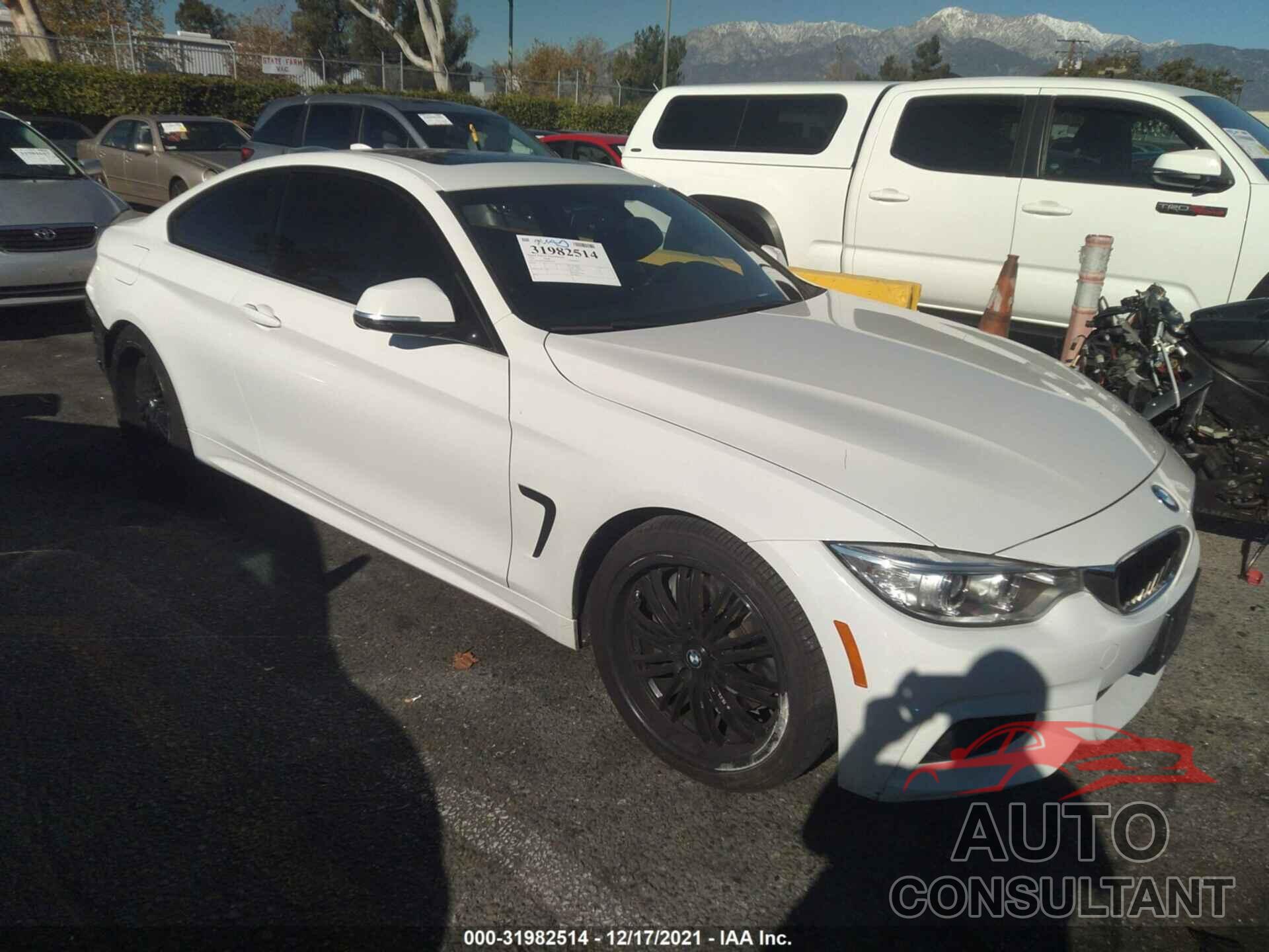 BMW 4 SERIES 2016 - WBA3N7C59GK227505