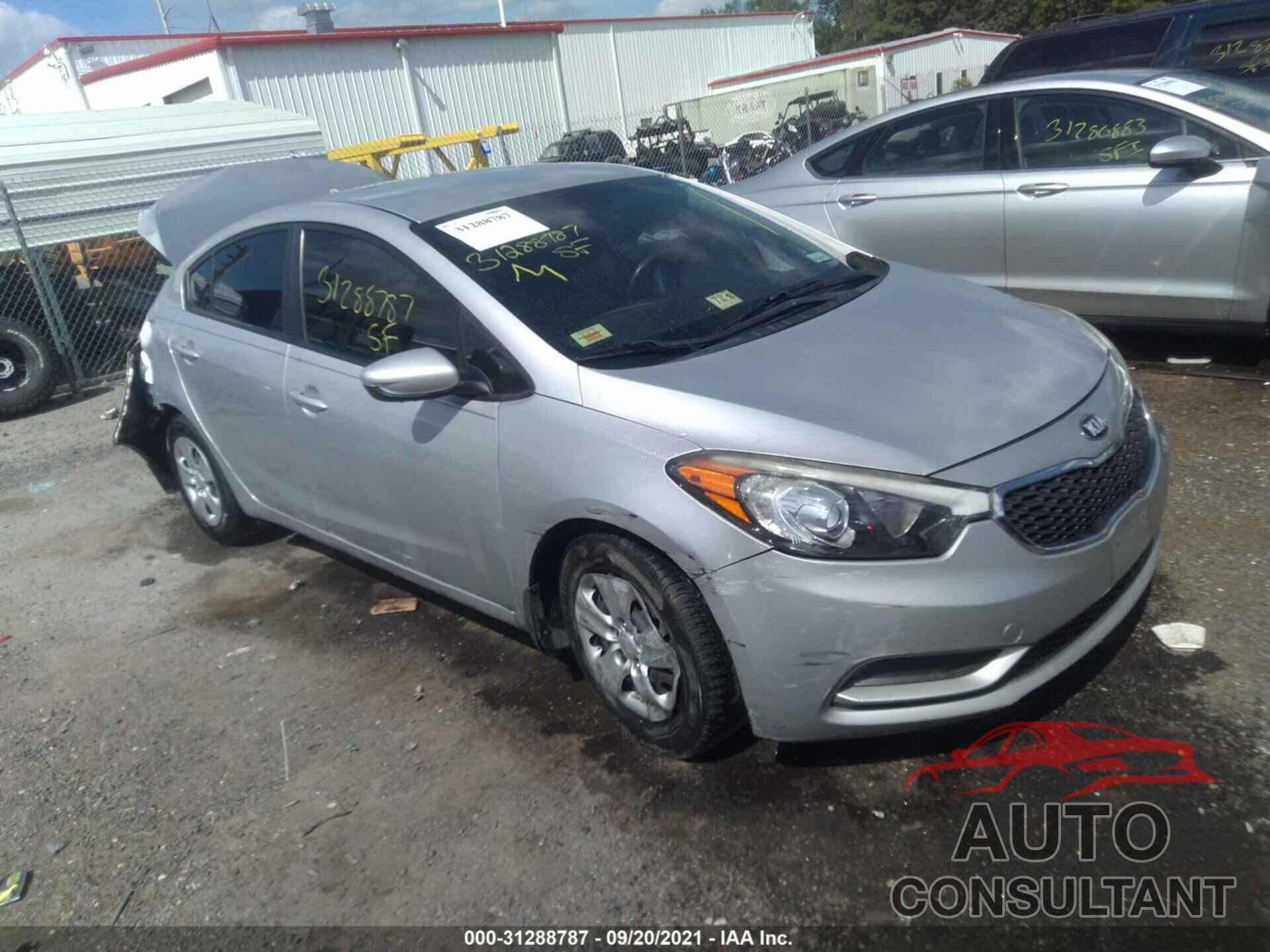 KIA FORTE 2016 - KNAFK4A61G5463984