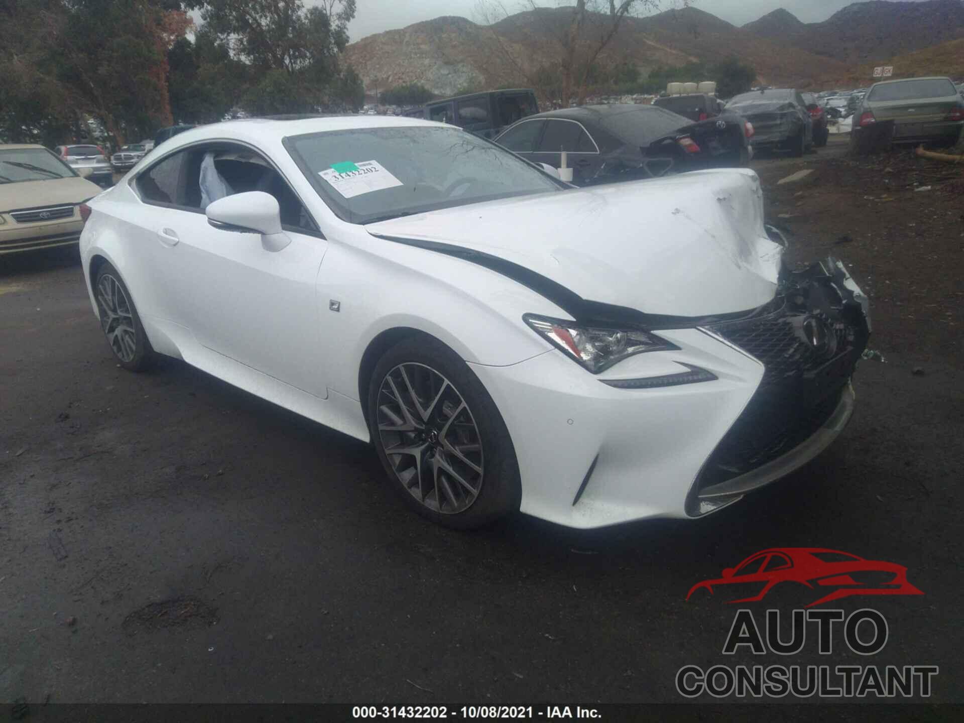 LEXUS RC 200T 2016 - JTHHA5BC9G5001390