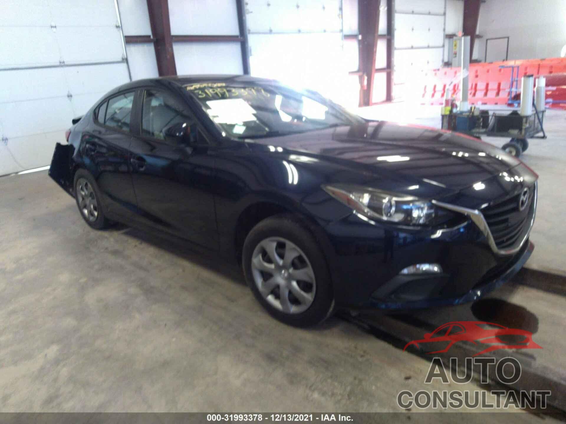 MAZDA MAZDA3 2016 - JM1BM1T77G1314325