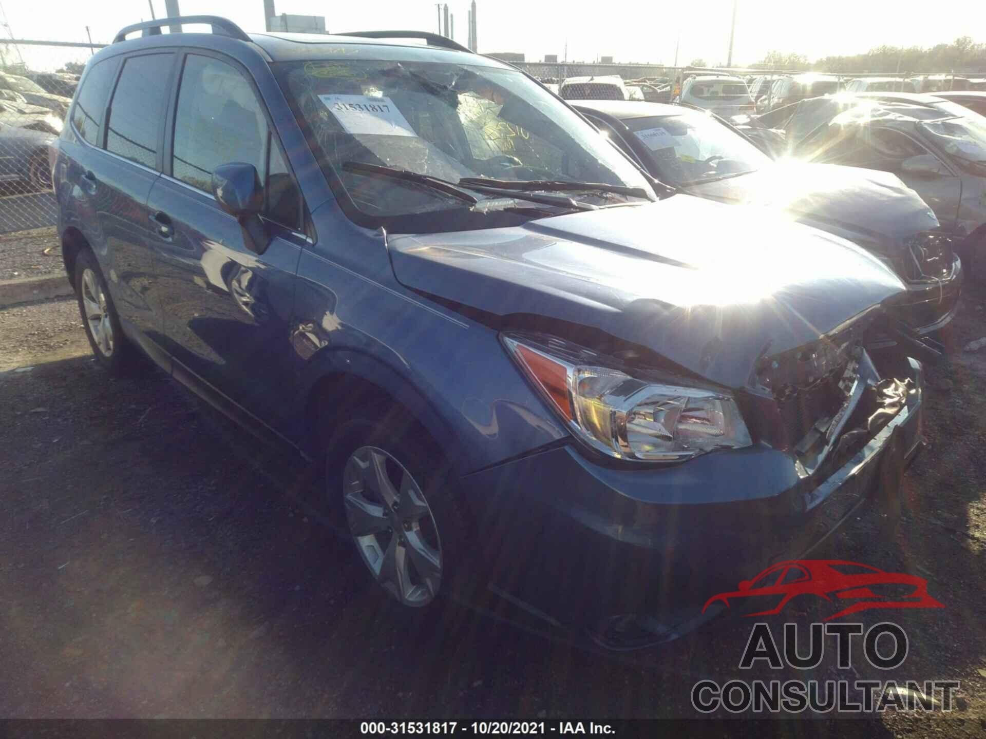 SUBARU FORESTER 2016 - JF2SJARC5GH522967