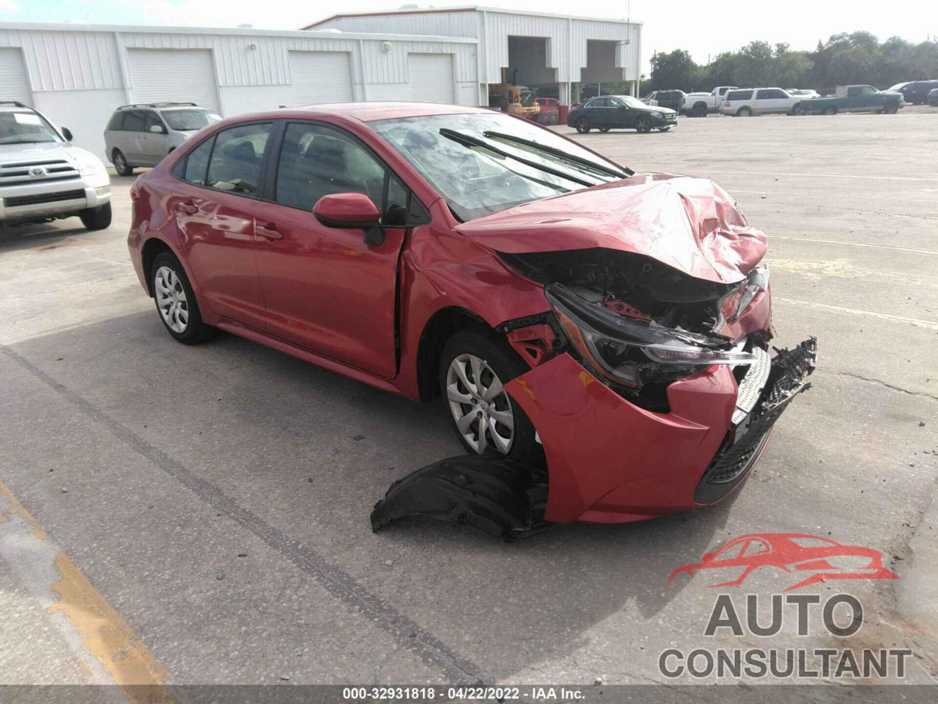 TOYOTA COROLLA 2020 - JTDEPRAE5LJ109407
