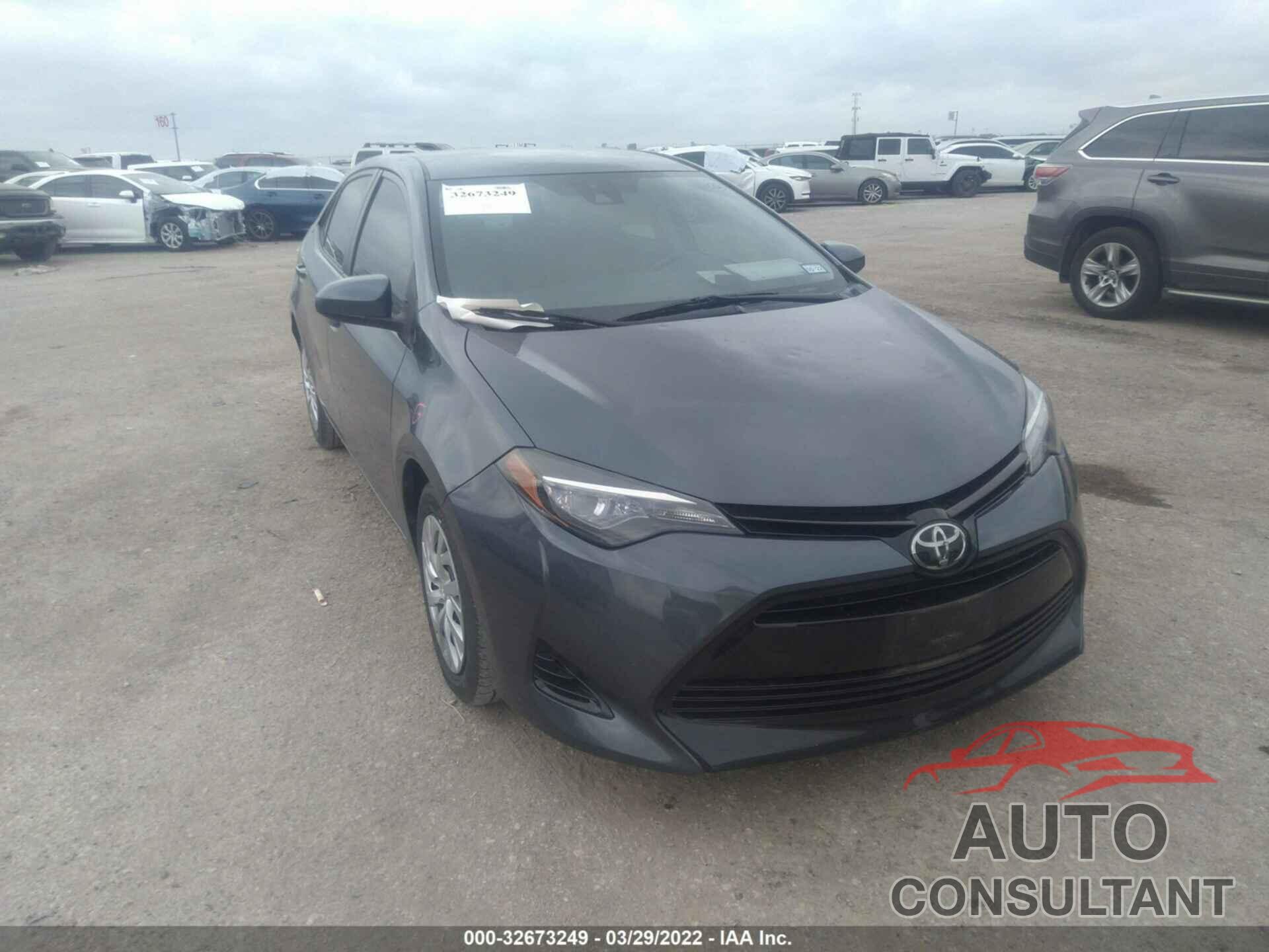TOYOTA COROLLA 2017 - 5YFBURHE8HP666252
