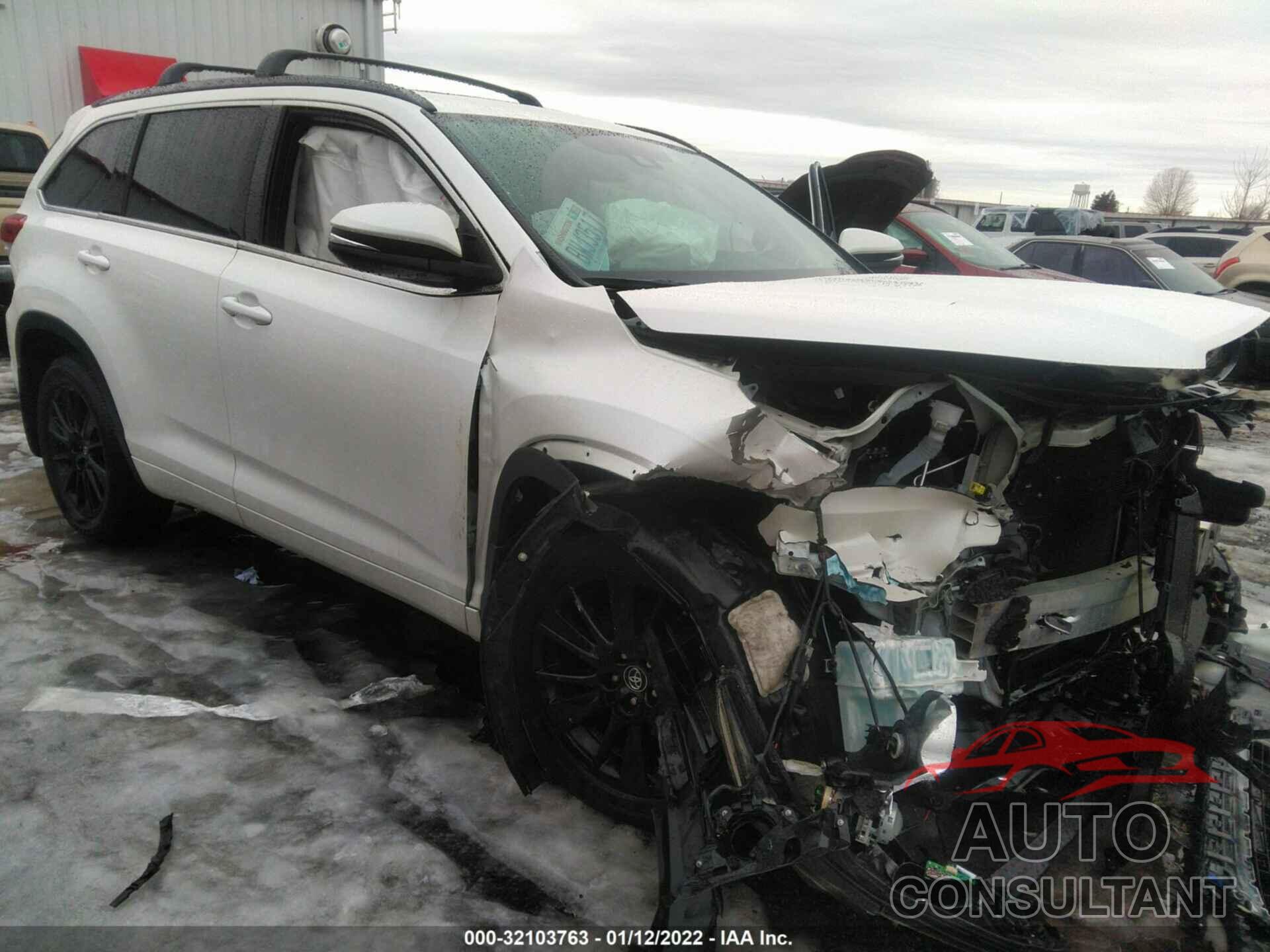 TOYOTA HIGHLANDER 2017 - 5TDJZRFH7HS456968
