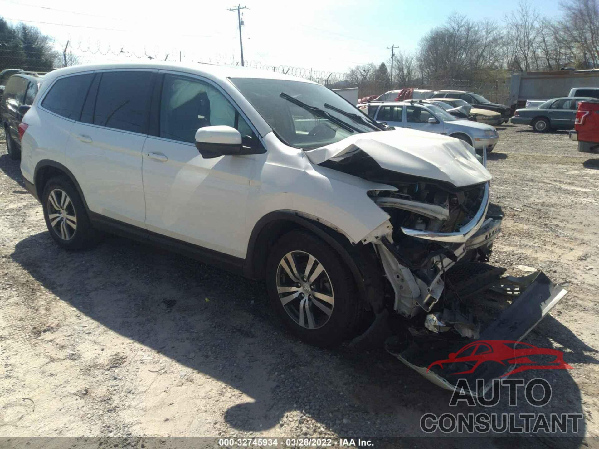 HONDA PILOT 2016 - 5FNYF6H5XGB111753