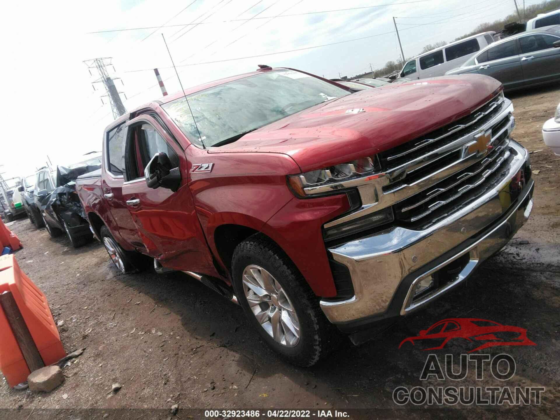 CHEVROLET SILVERADO 1500 2021 - 1GCUYGEL9MZ297065