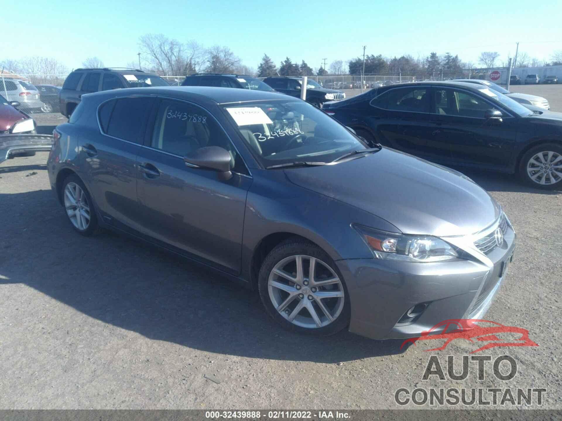 LEXUS CT 200H 2016 - JTHKD5BH8G2278557