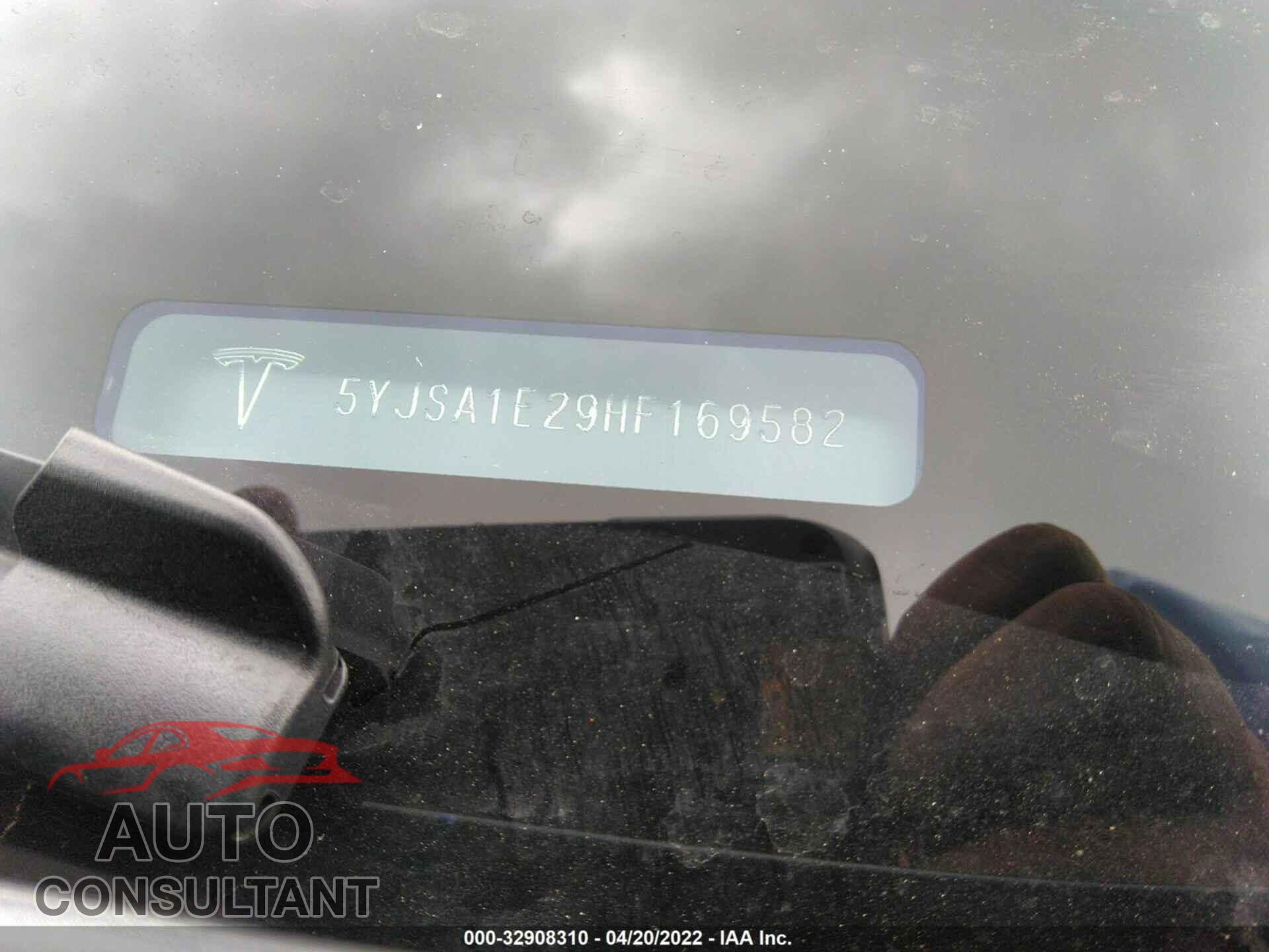 TESLA MODEL S 2017 - 5YJSA1E29HF169582