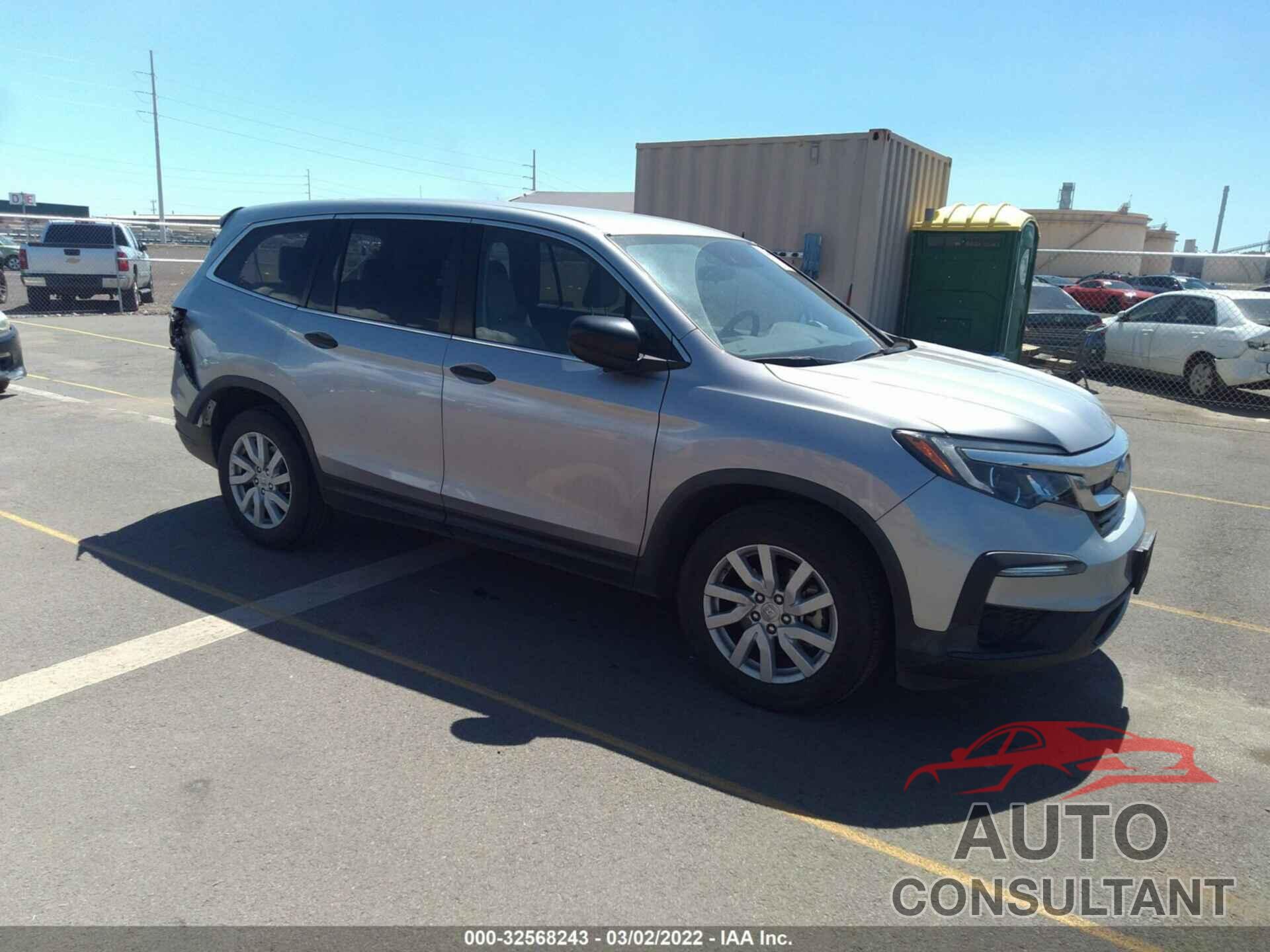 HONDA PILOT 2019 - 5FNYF5H14KB038394