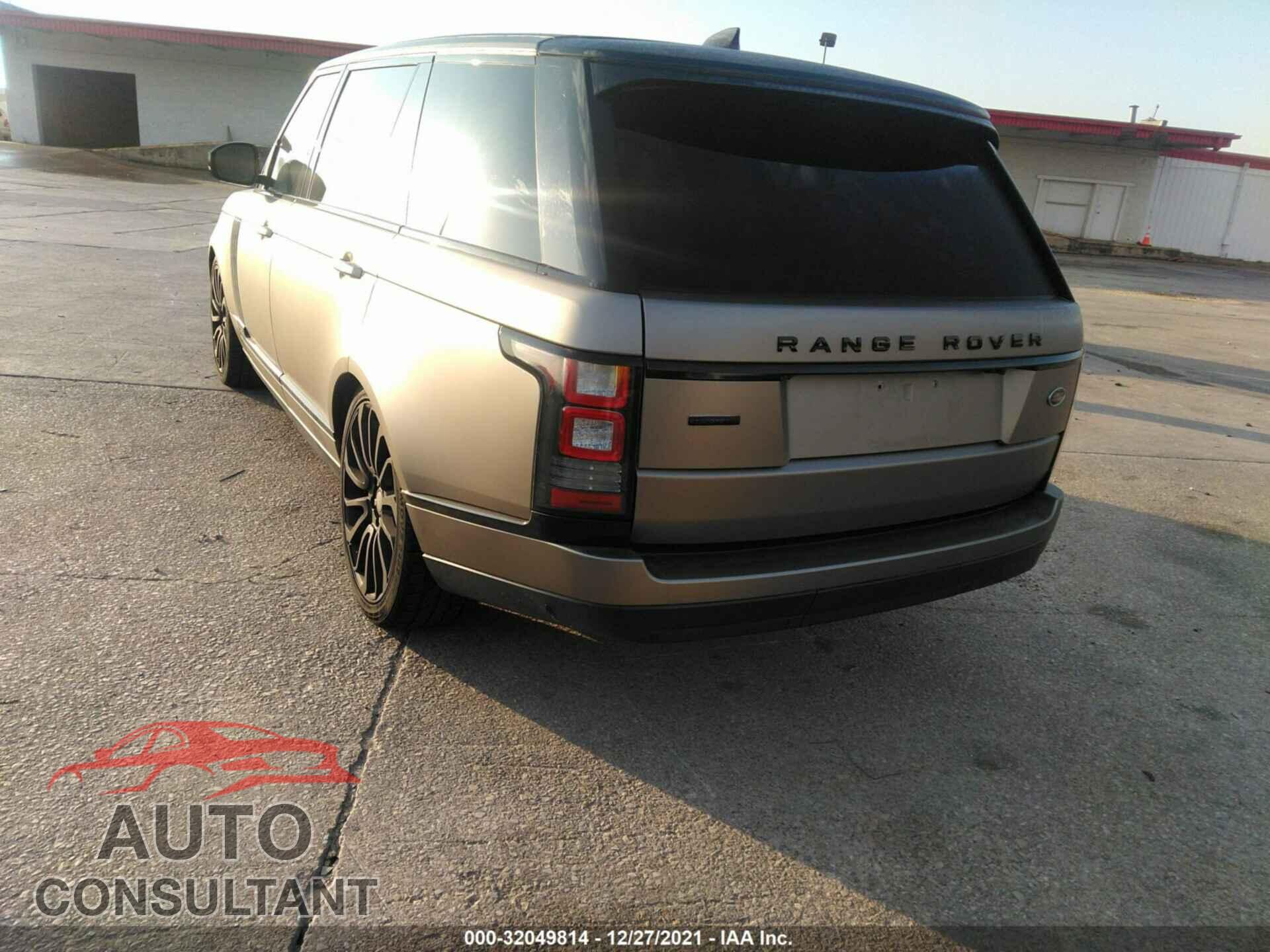 LAND ROVER RANGE ROVER 2017 - SALGS5FE9HA326600