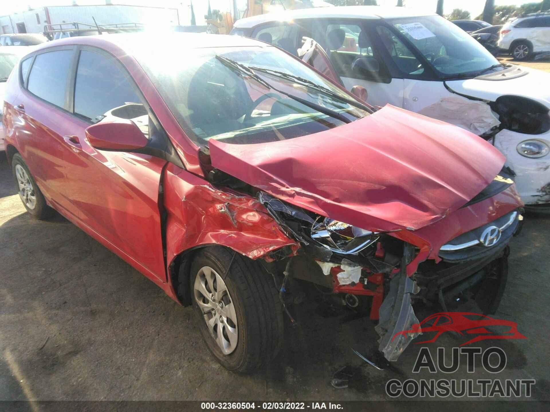 HYUNDAI ACCENT 2017 - KMHCT5AE3HU305858