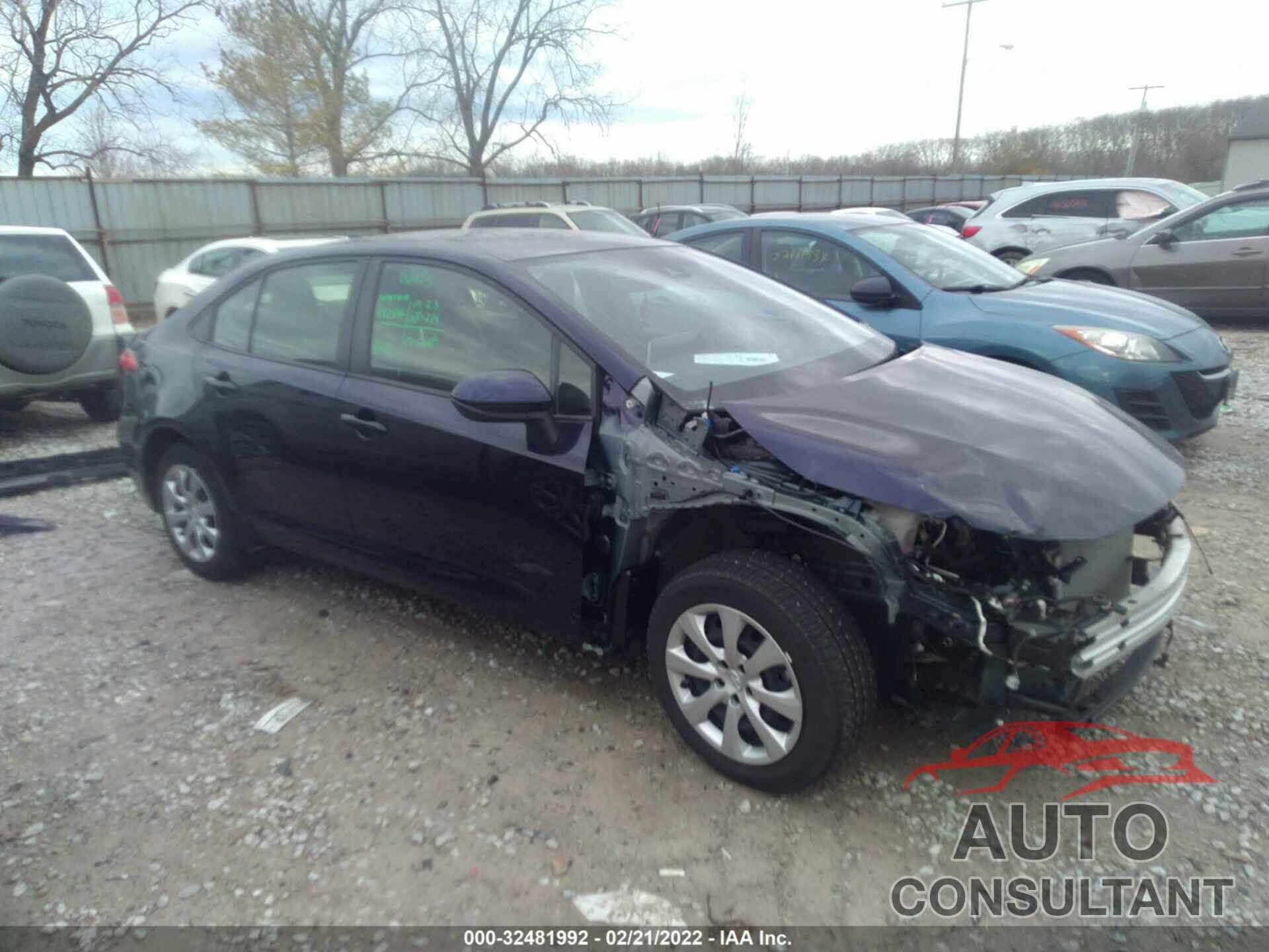 TOYOTA COROLLA 2021 - JTDEPMAE6MJ155302