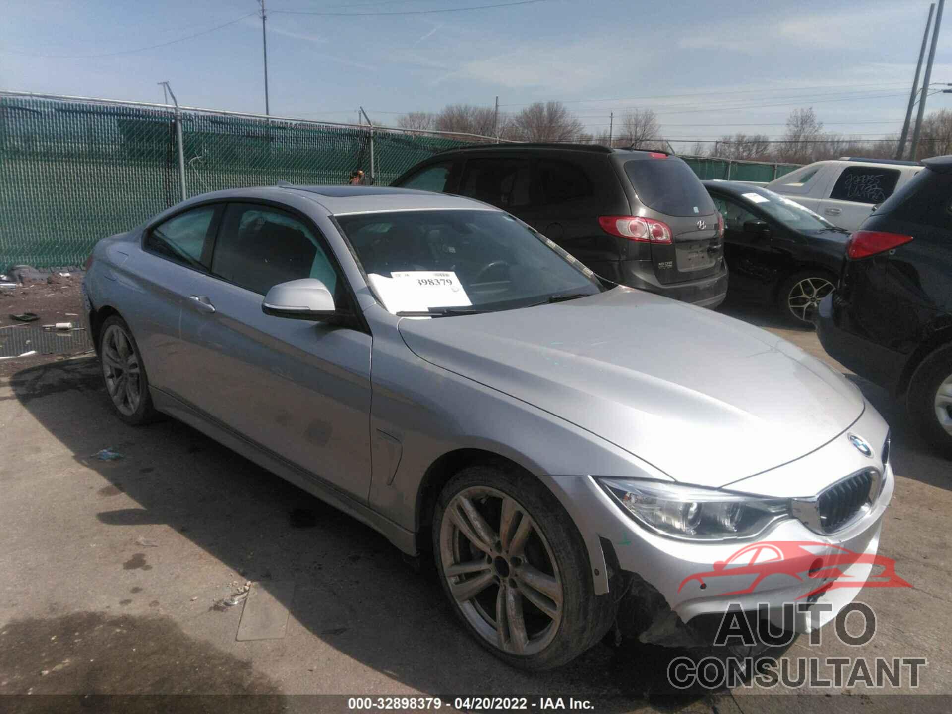 BMW 4 SERIES 2017 - WBA4P3C51HK707224