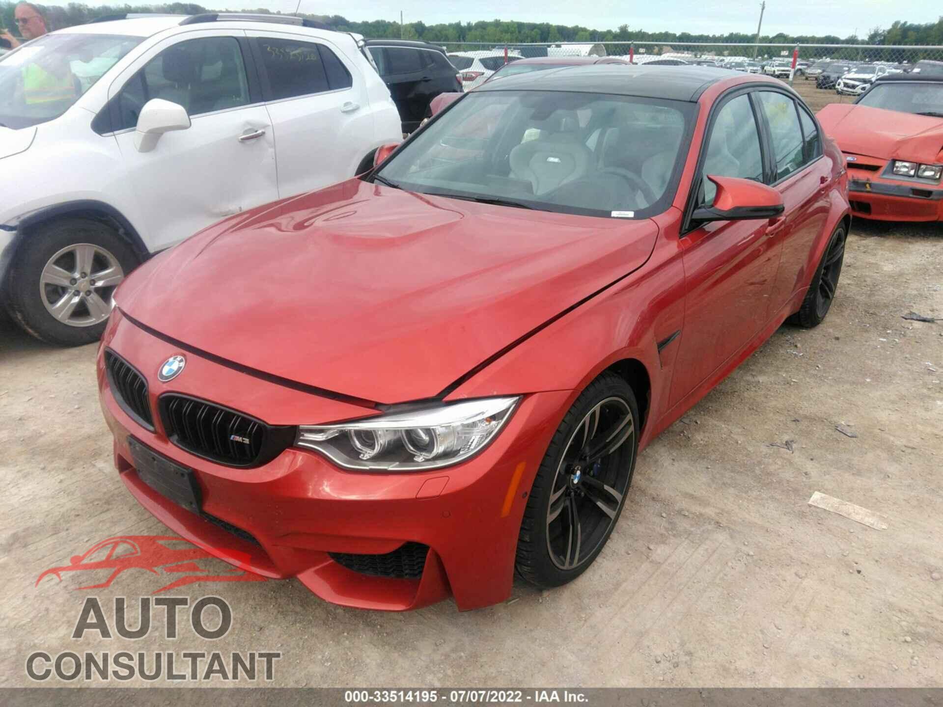 BMW M3 2016 - WBS8M9C58G5E68537