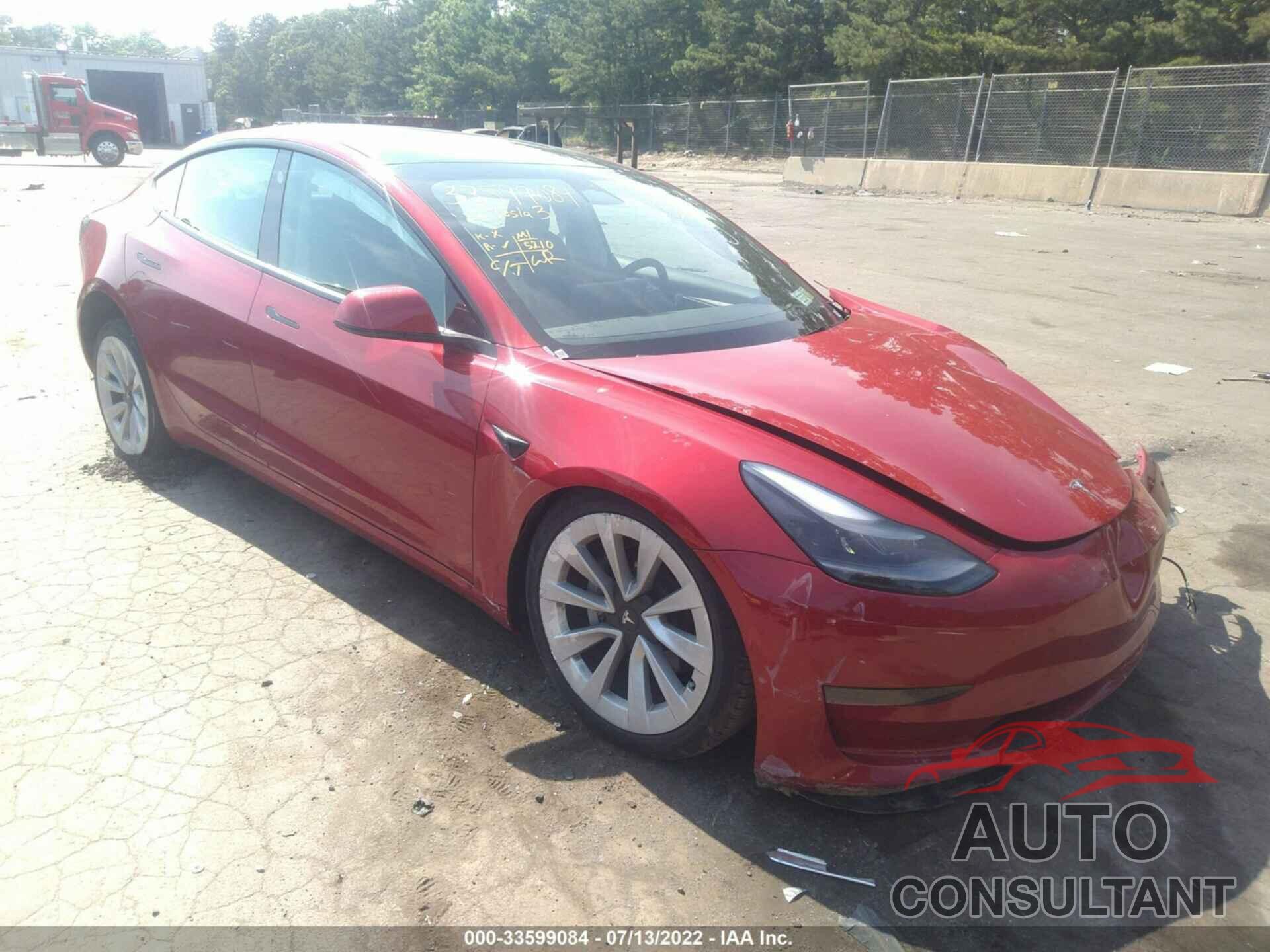 TESLA MODEL 3 2022 - 5YJ3E1EA2NF190155