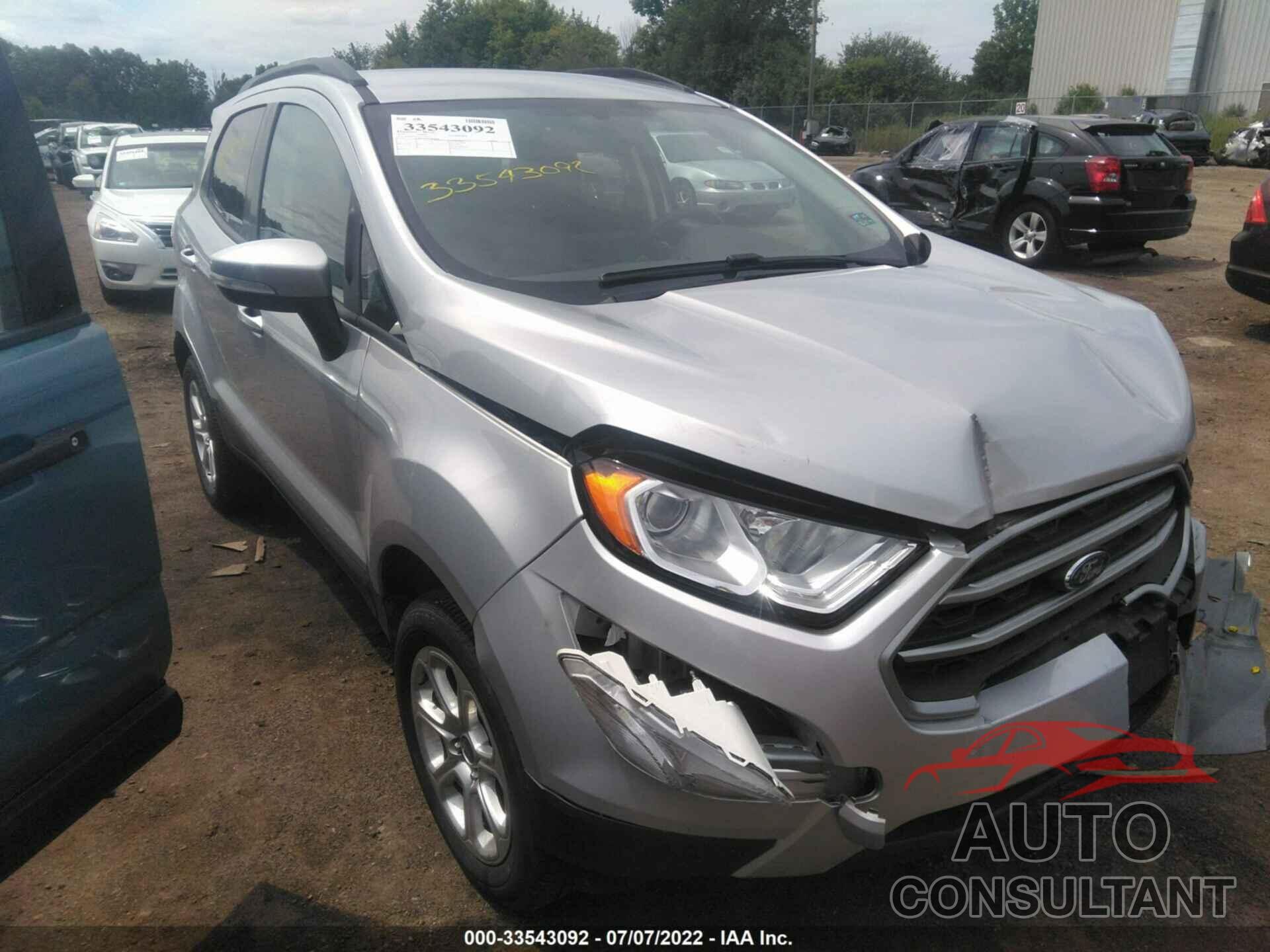 FORD ECOSPORT 2020 - MAJ6S3GL1LC336013