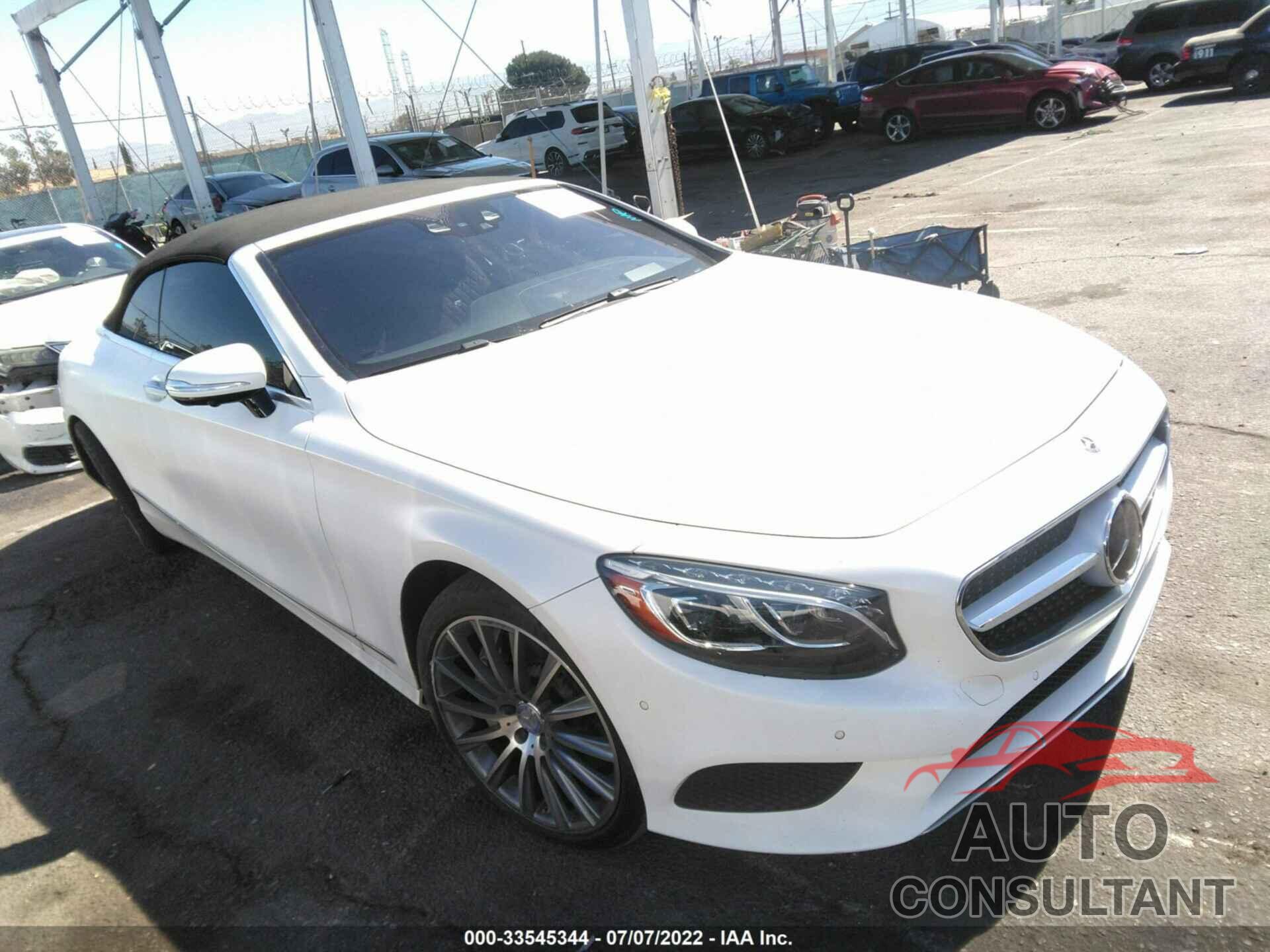 MERCEDES-BENZ S-CLASS 2017 - WDDXK8CB8HA031044