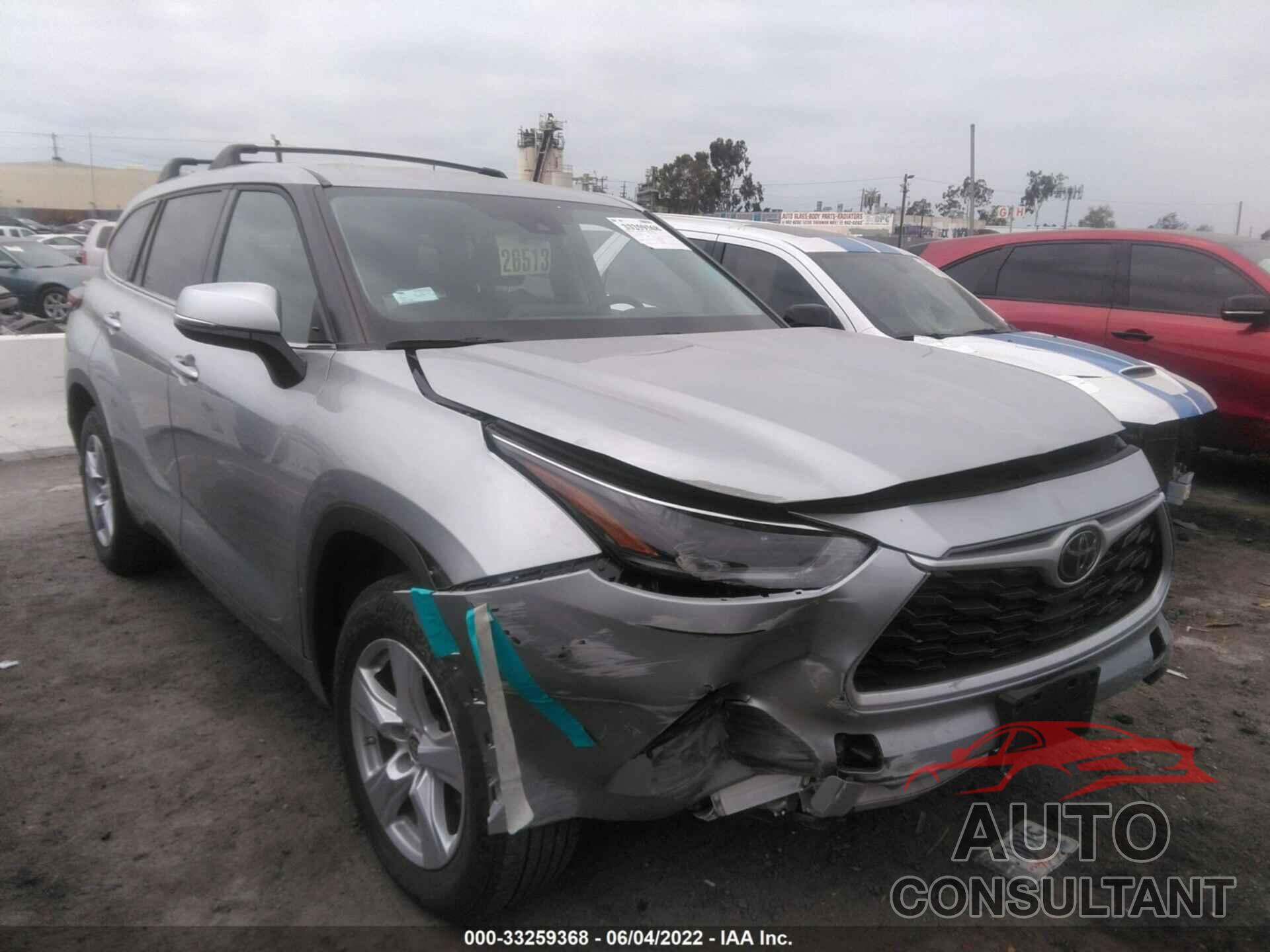 TOYOTA HIGHLANDER 2021 - 5TDCZRAH8MS527783