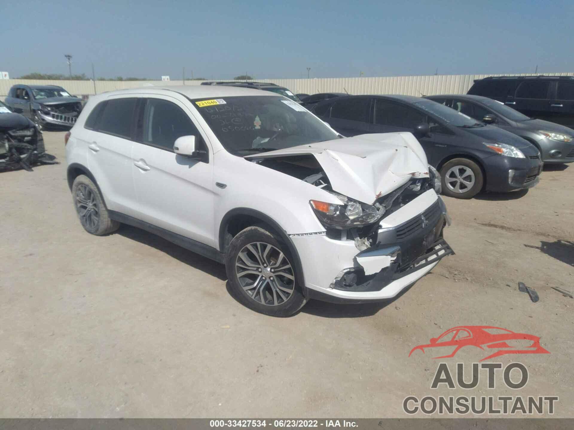 MITSUBISHI OUTLANDER SPORT 2017 - JA4AP3AU8HZ050066