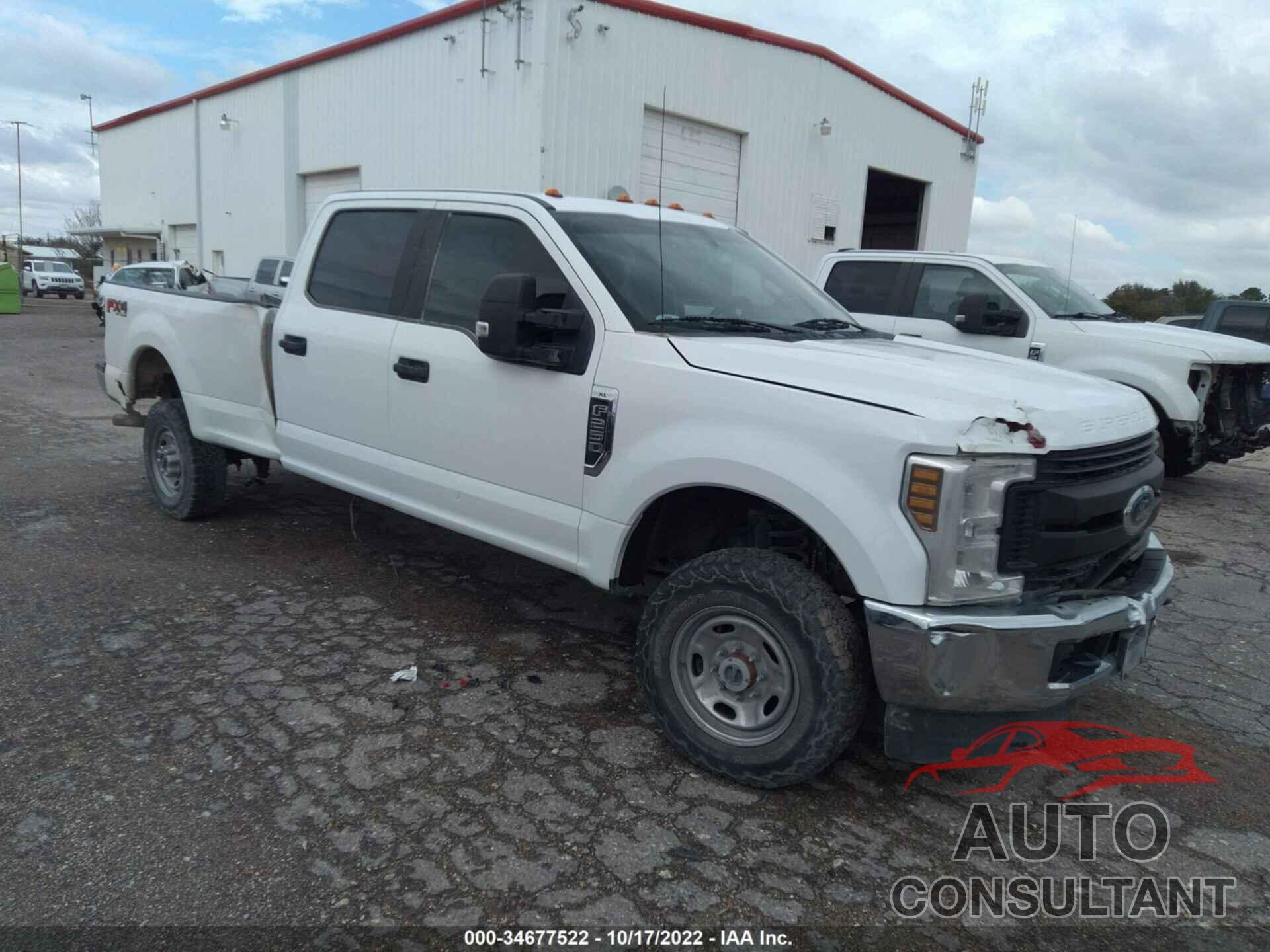 FORD SUPER DUTY F-250 SRW 2019 - 1FT7W2B69KEF01050