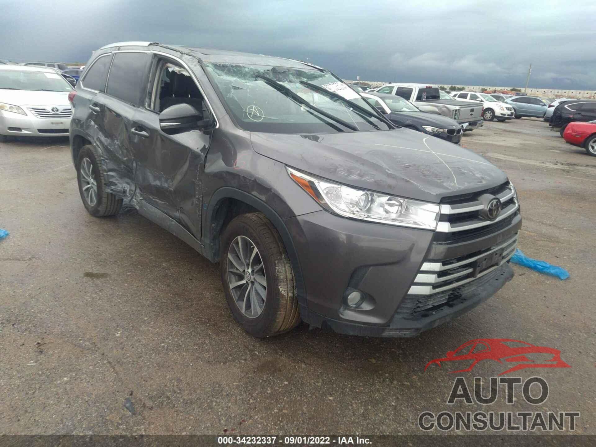 TOYOTA HIGHLANDER 2017 - 5TDKZRFHXHS218570