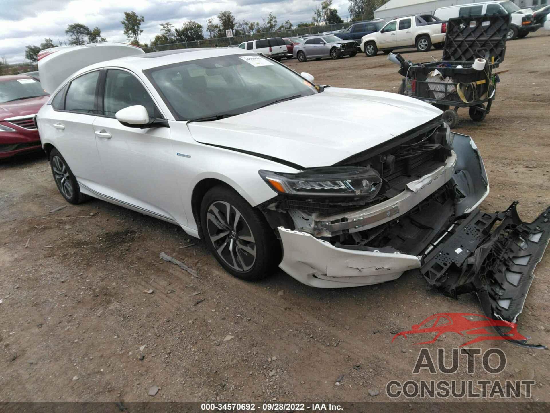 HONDA ACCORD HYBRID 2018 - 1HGCV3F57JA010279