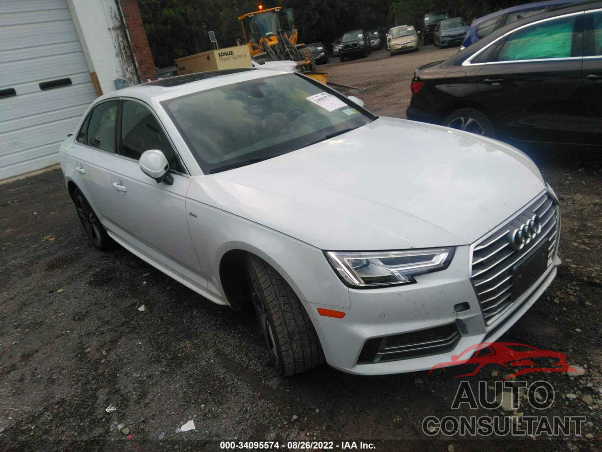 AUDI A4 2018 - WAUENAF43JA136705