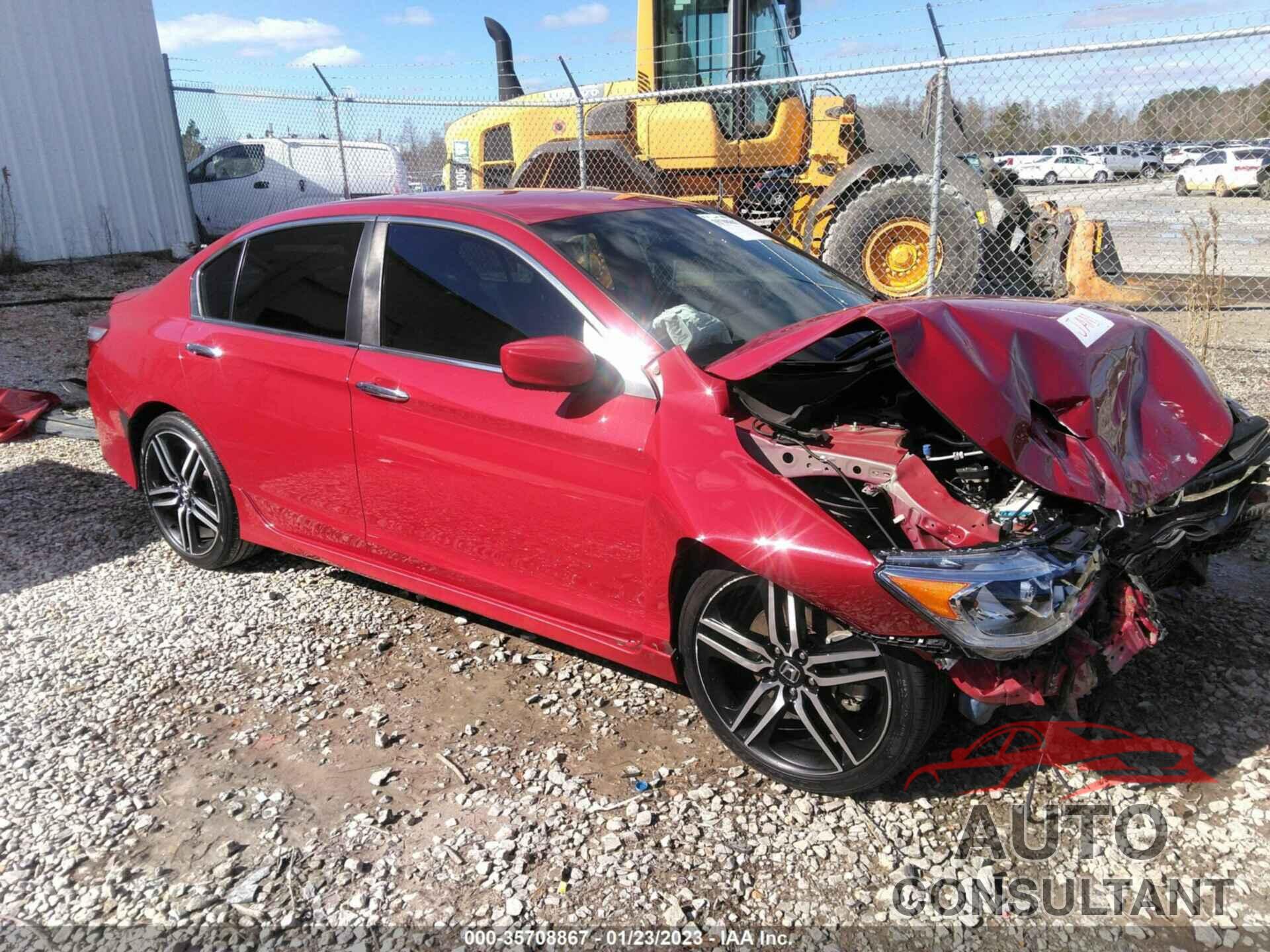 HONDA ACCORD SEDAN 2017 - 1HGCR2F52HA278326