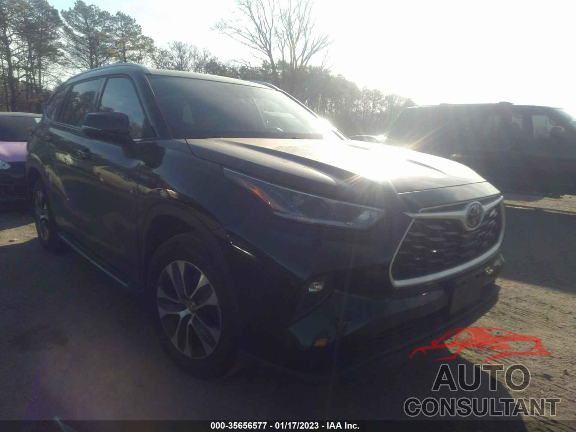 TOYOTA HIGHLANDER 2021 - 5TDGZRBH3MS160100
