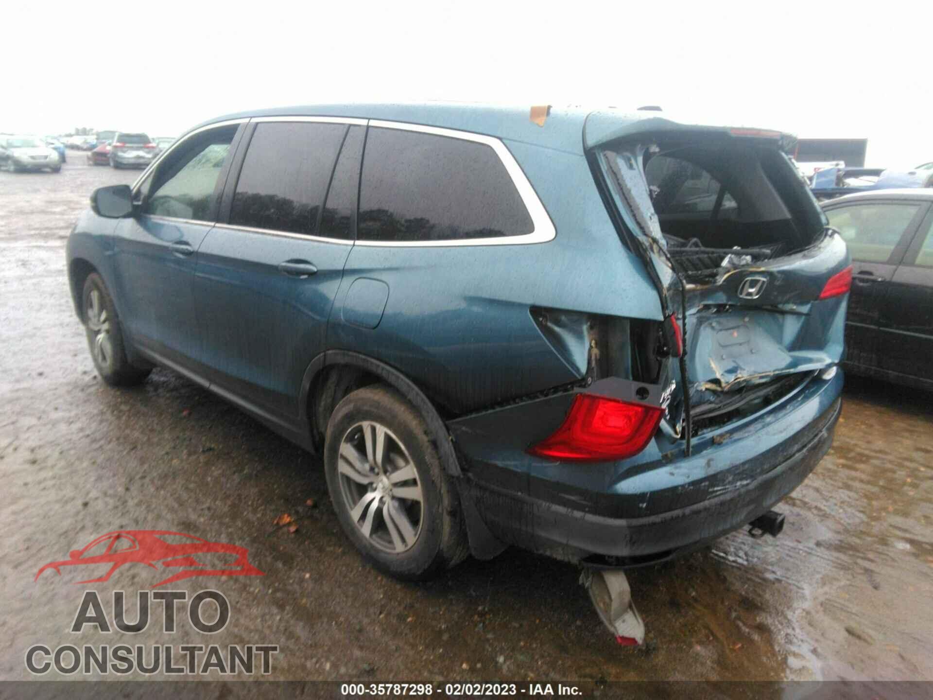 HONDA PILOT 2017 - 5FNYF5H33HB036954