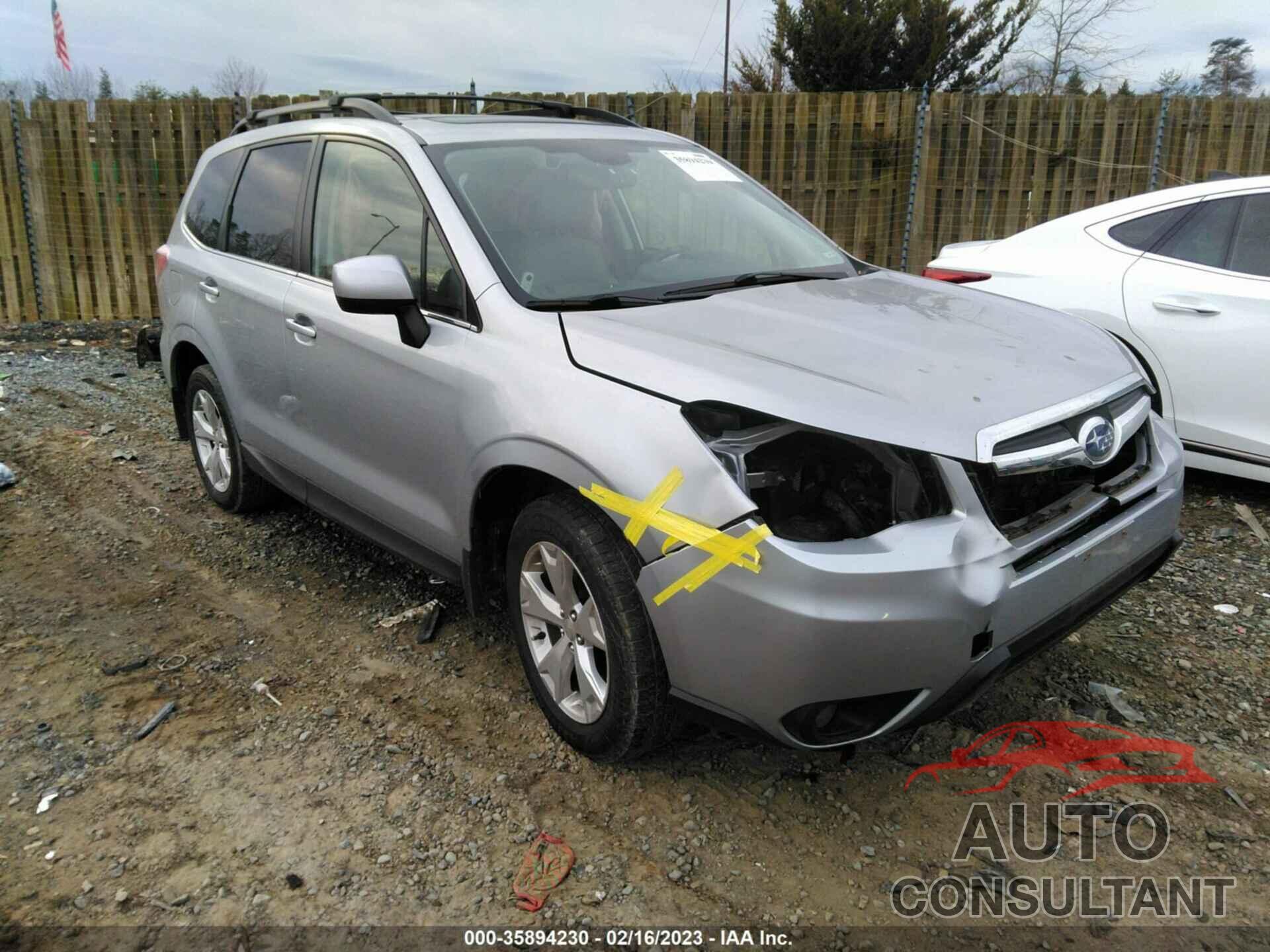 SUBARU FORESTER 2016 - JF2SJARC2GH434474
