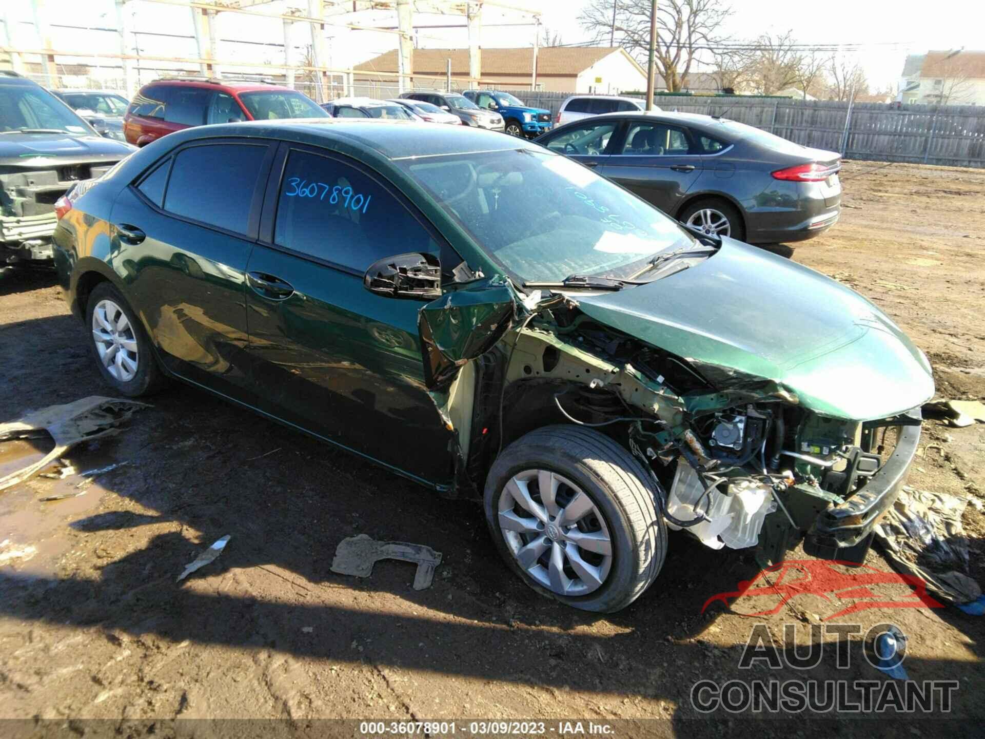 TOYOTA COROLLA 2015 - 2T1BURHE3FC372433