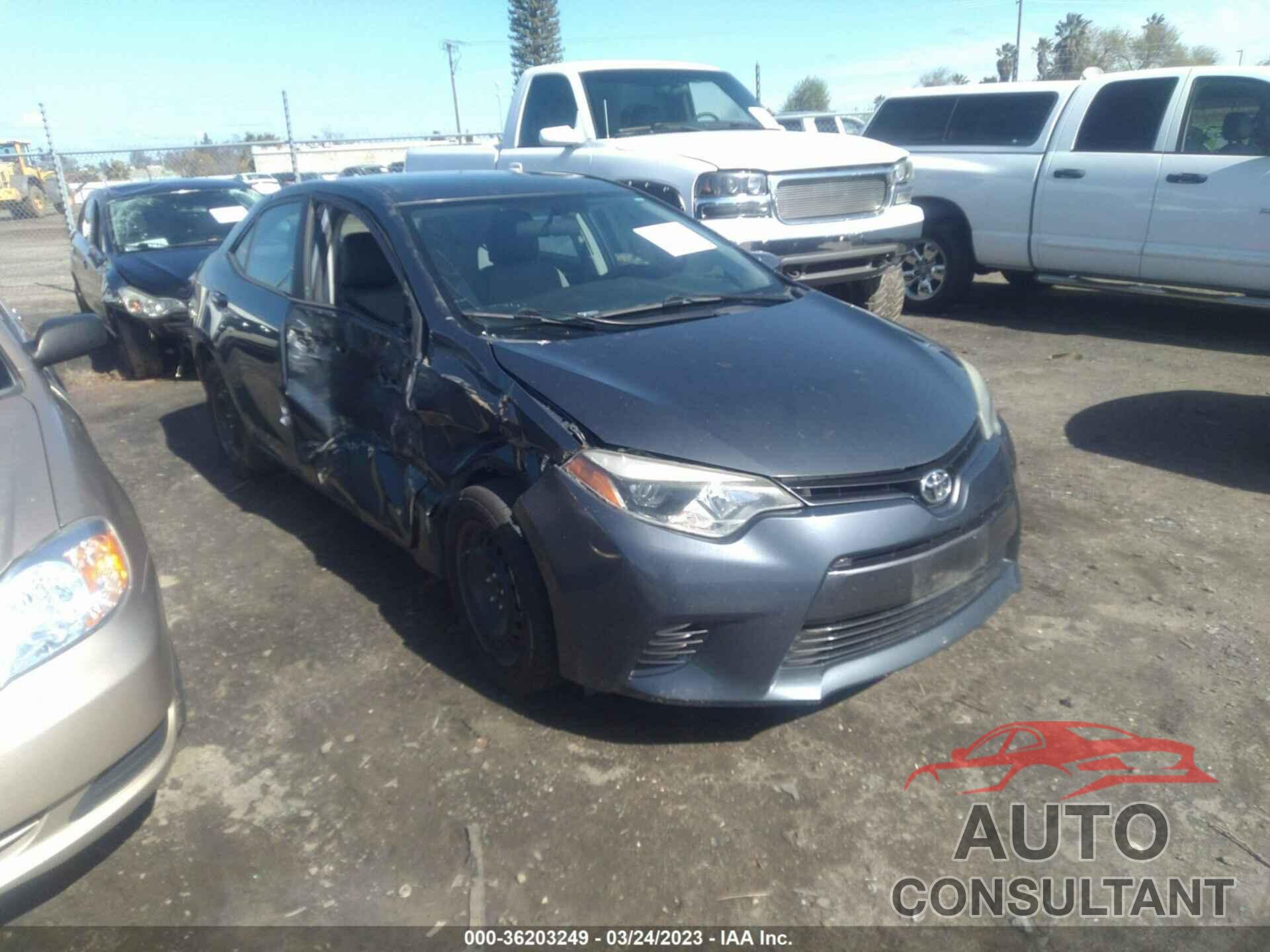 TOYOTA COROLLA 2016 - 5YFBURHE3GP512319