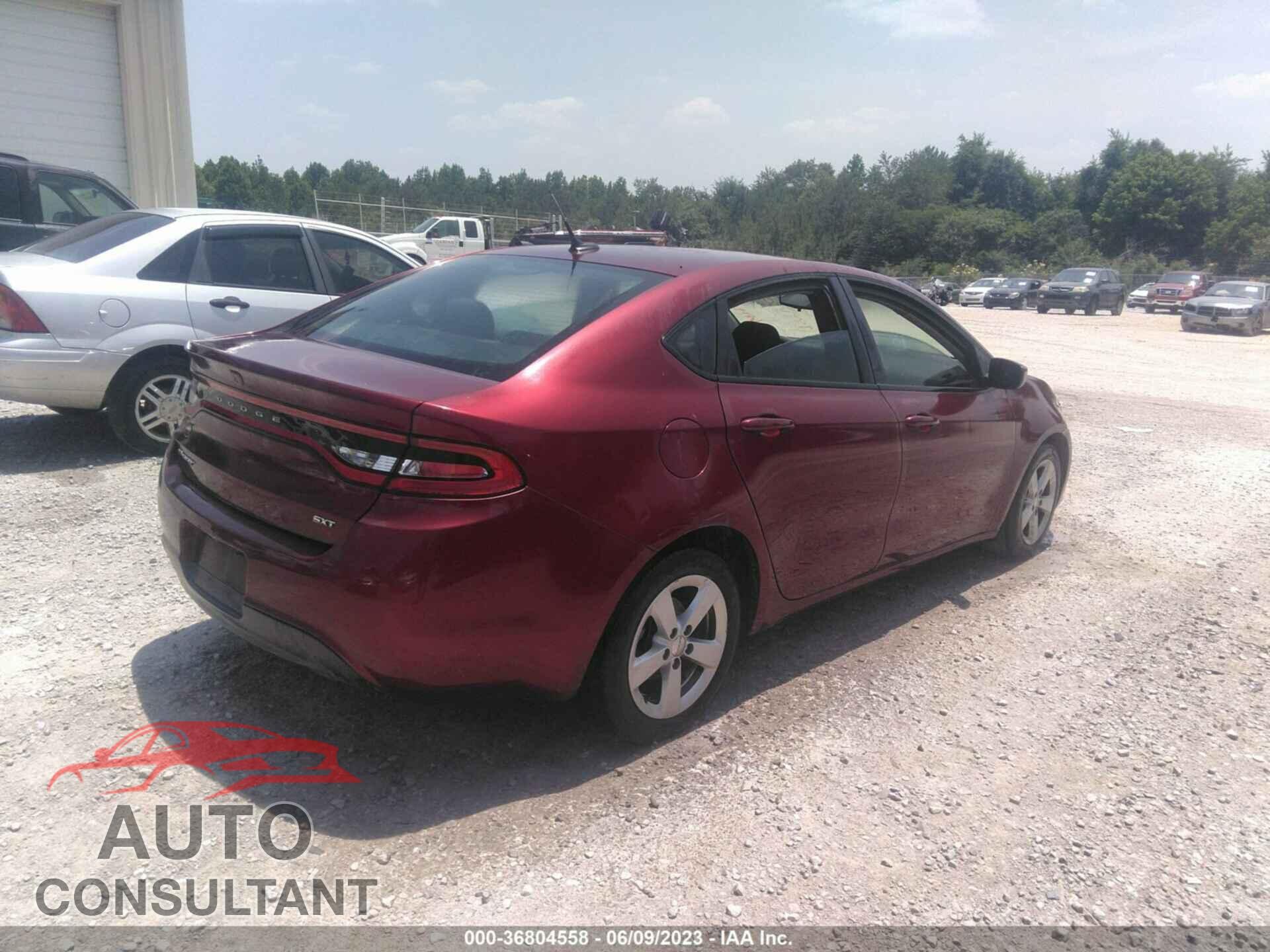 DODGE DART 2015 - 1C3CDFBB6FD331285