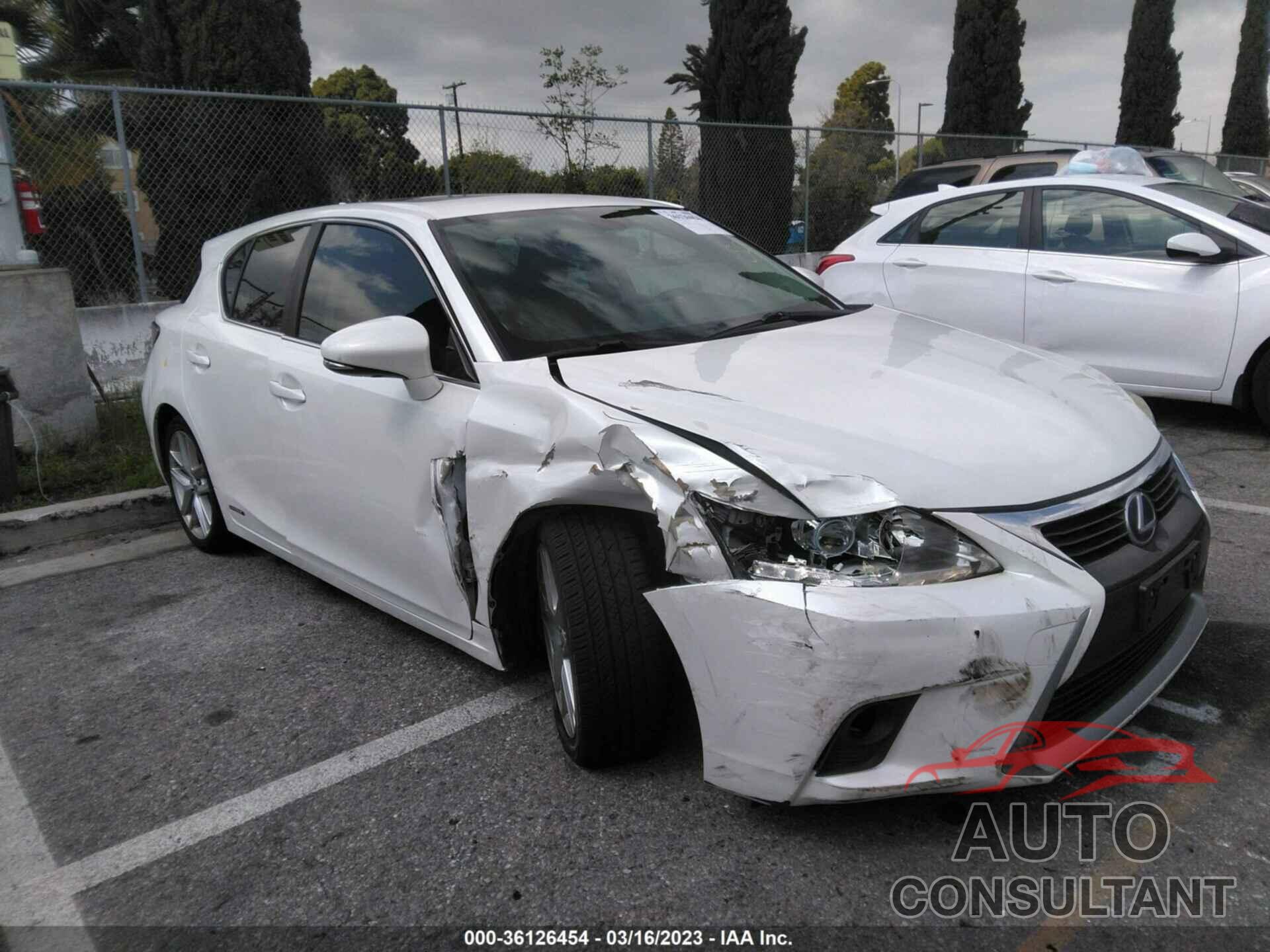 LEXUS CT 200H 2015 - JTHKD5BH9F2218978