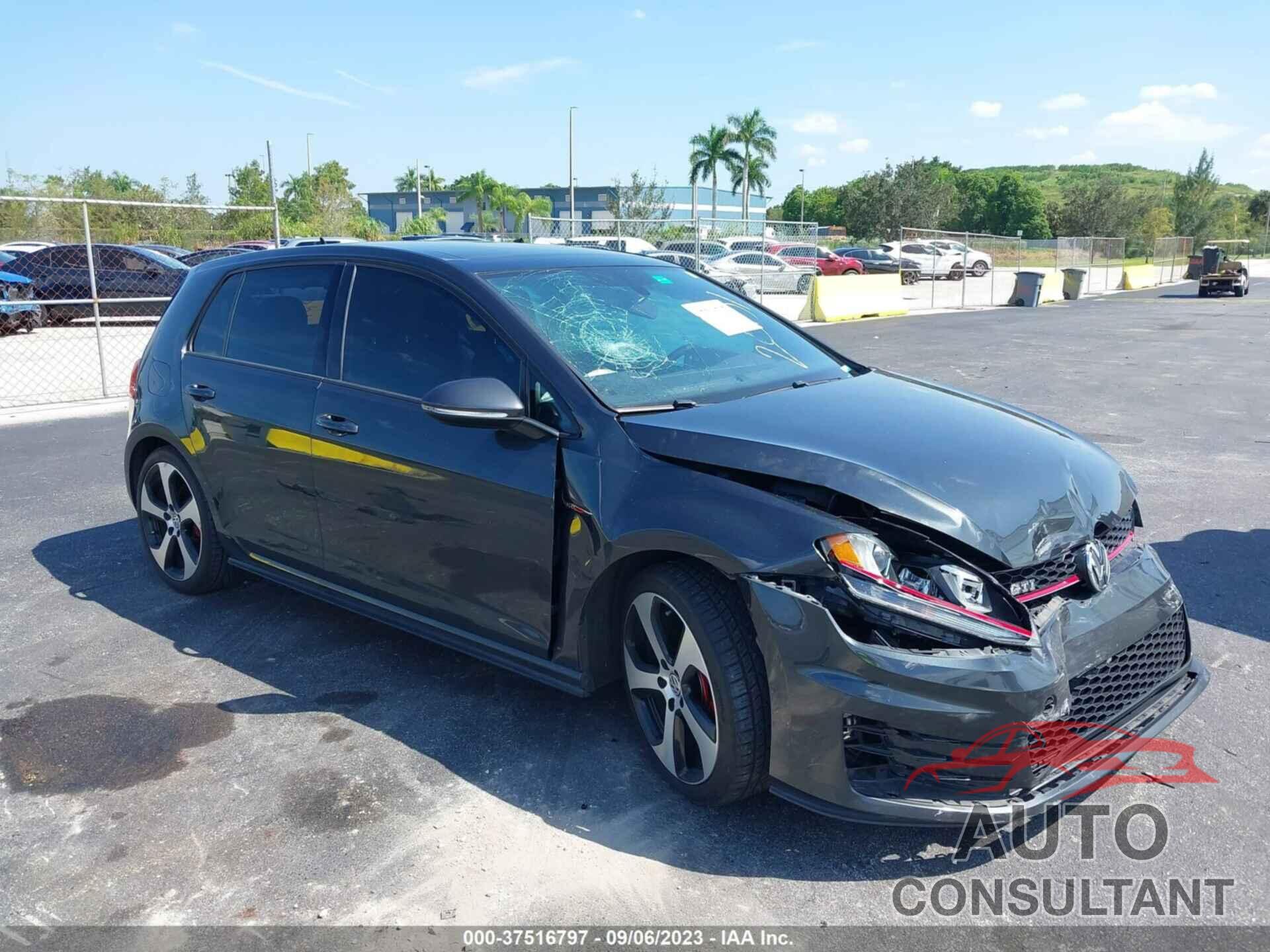 VOLKSWAGEN GOLF GTI 2016 - 3VW4T7AU4GM062007
